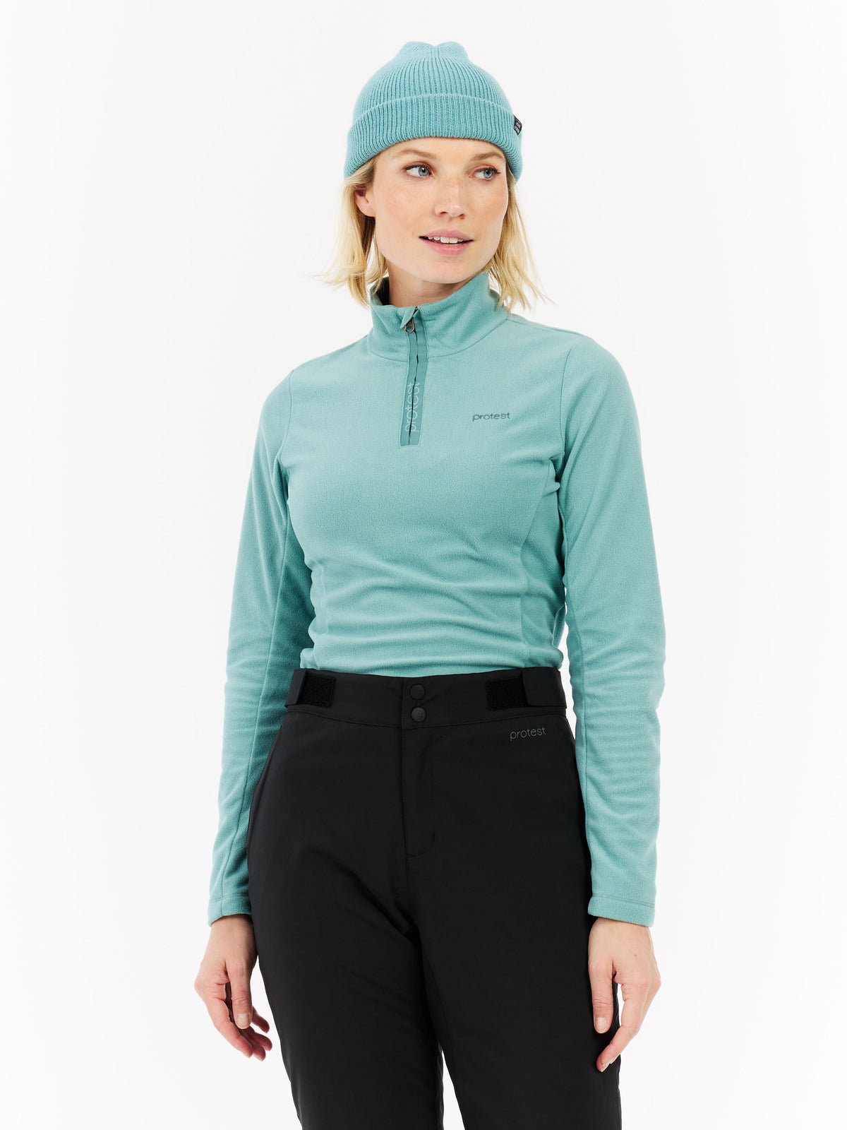 PROTEST PRTRemutez 1/4 Zip Active Top | Glacial Blue