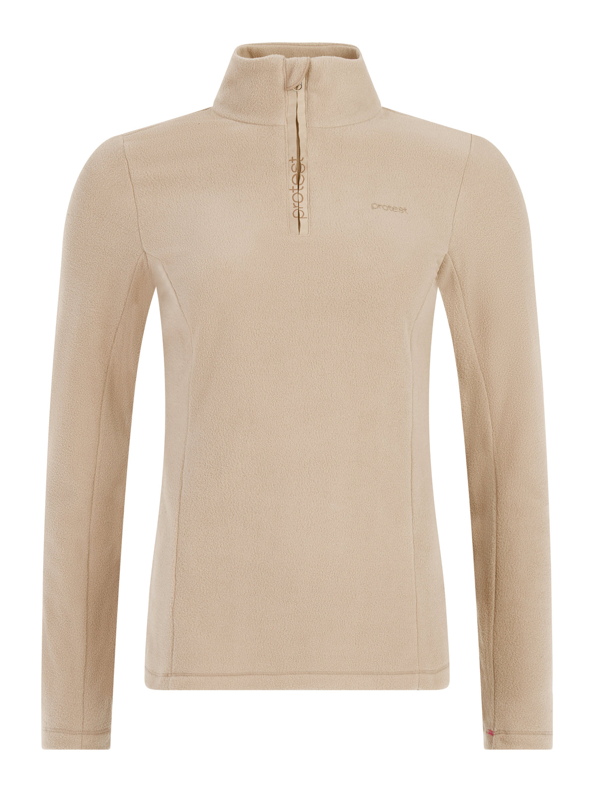 PROTEST PRTRemutez 1/4 Zip Active Top | BambooBeige