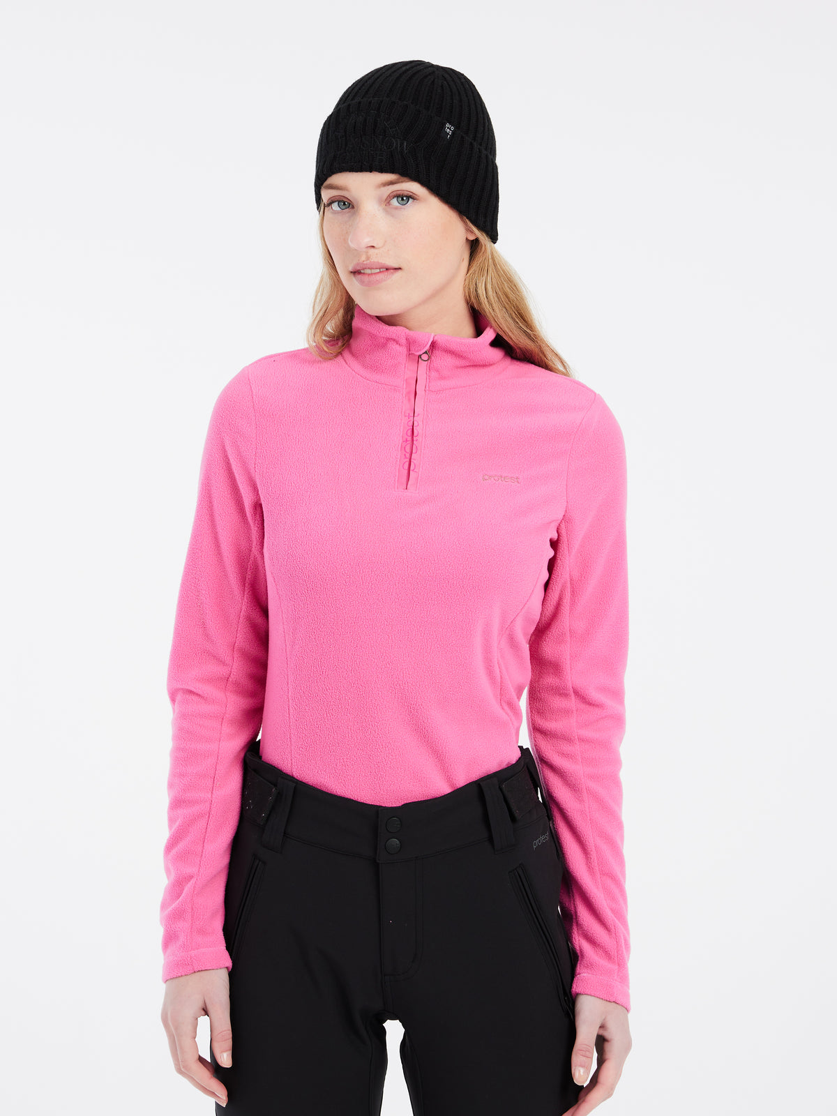 PROTEST PRTRemutez 1/4 Zip Active Top | Foxy Pink