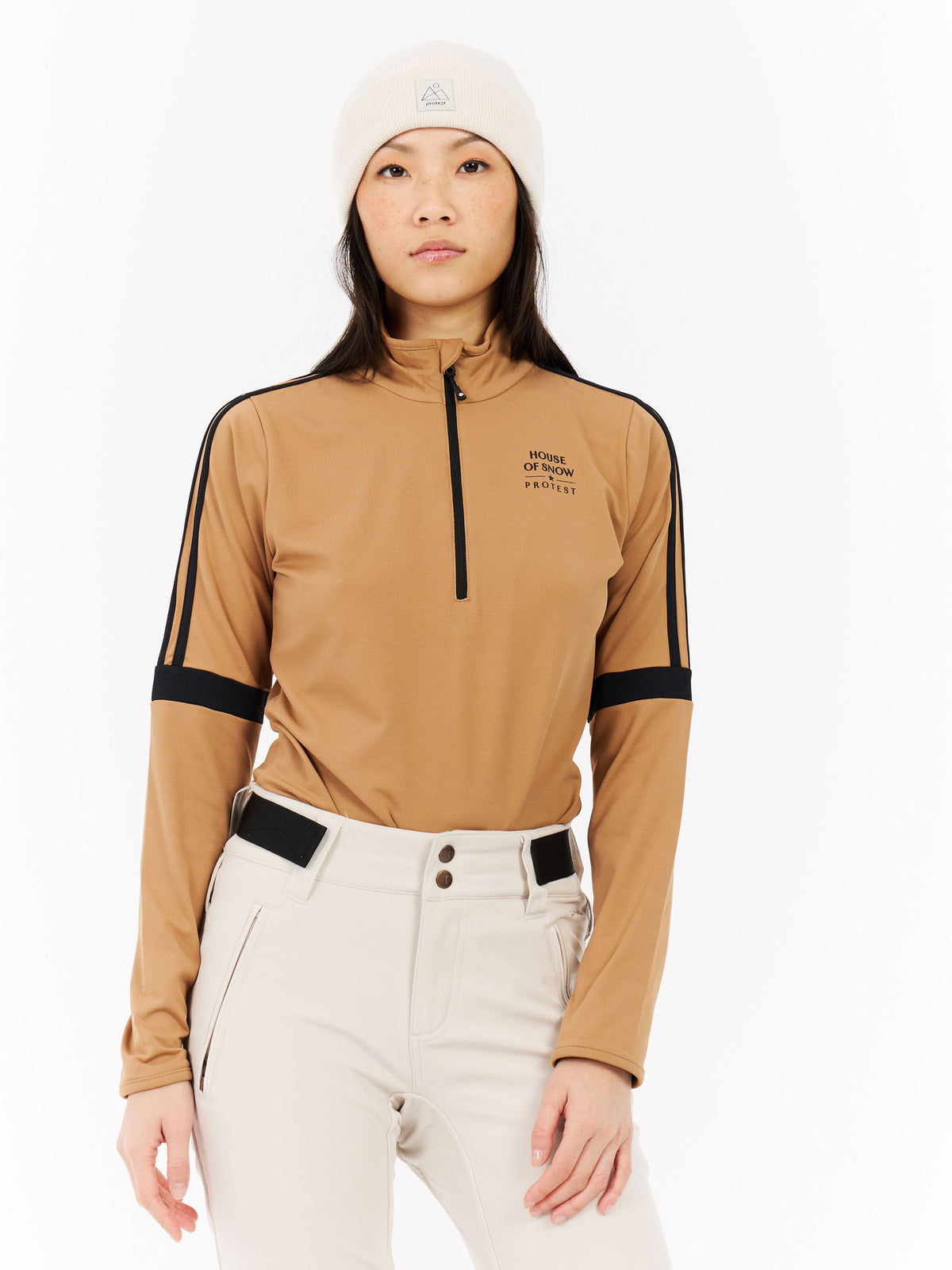 PROTEST PRTCarly Mid layers & Fleeces | Teddy Brown