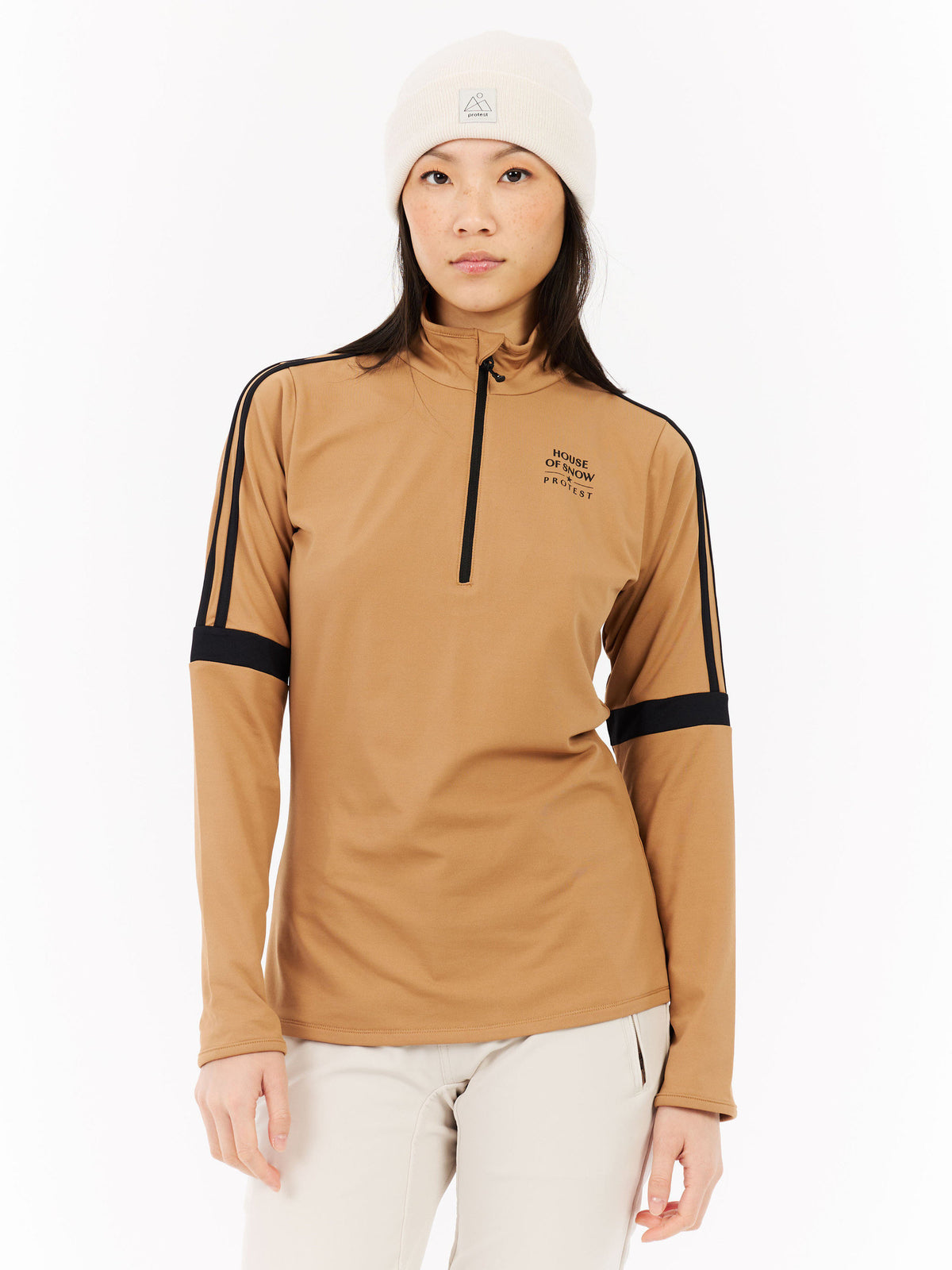 PROTEST PRTCarly Mid layers & Fleeces | Teddy Brown