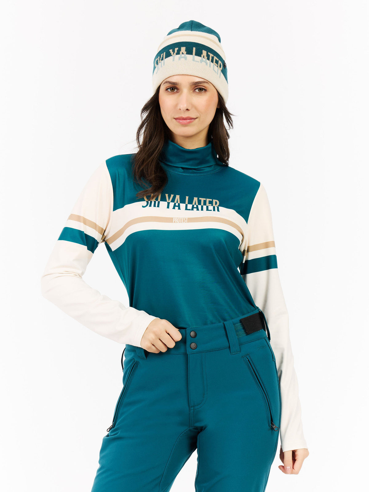 PROTEST PRTCreate Mid layers & Fleeces | Rainstorm Blue
