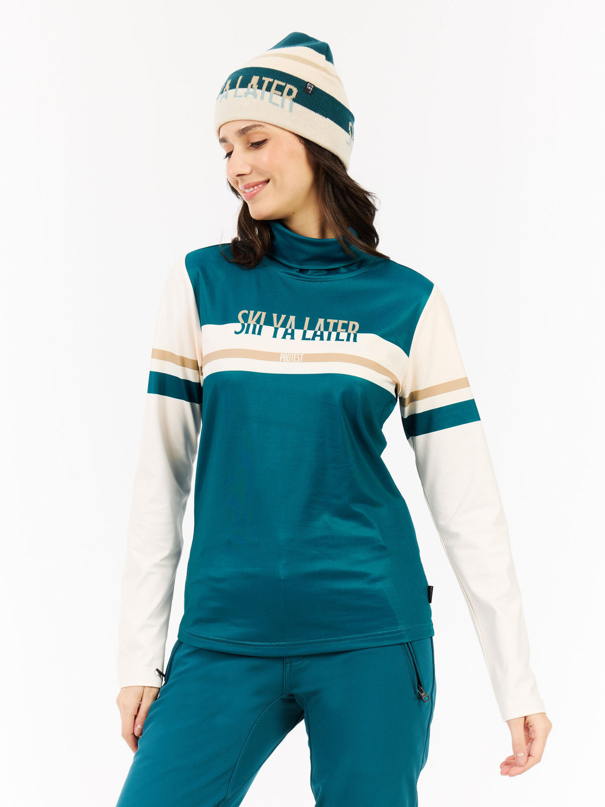 PROTEST PRTCreate Mid layers & Fleeces | Rainstorm Blue