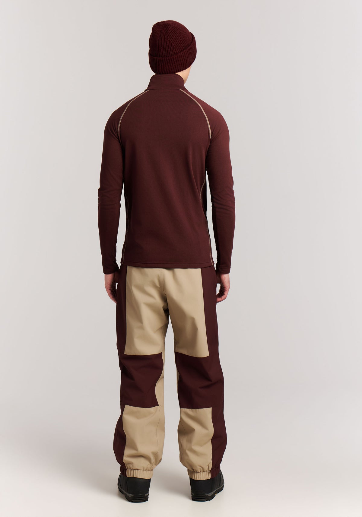 PROTEST PRTRekody Midlayers 1/4 Zip | Pecan Red
