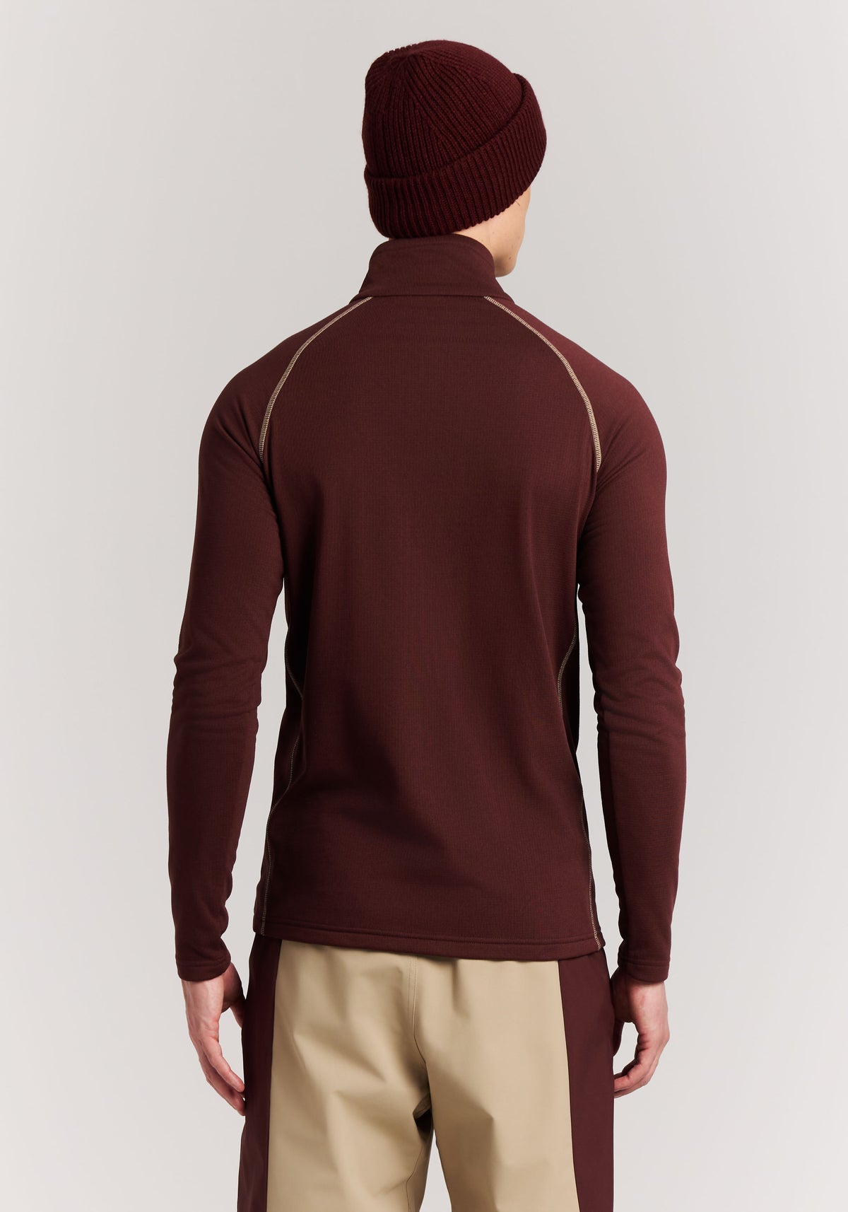 PROTEST PRTRekody Midlayers 1/4 Zip | Pecan Red
