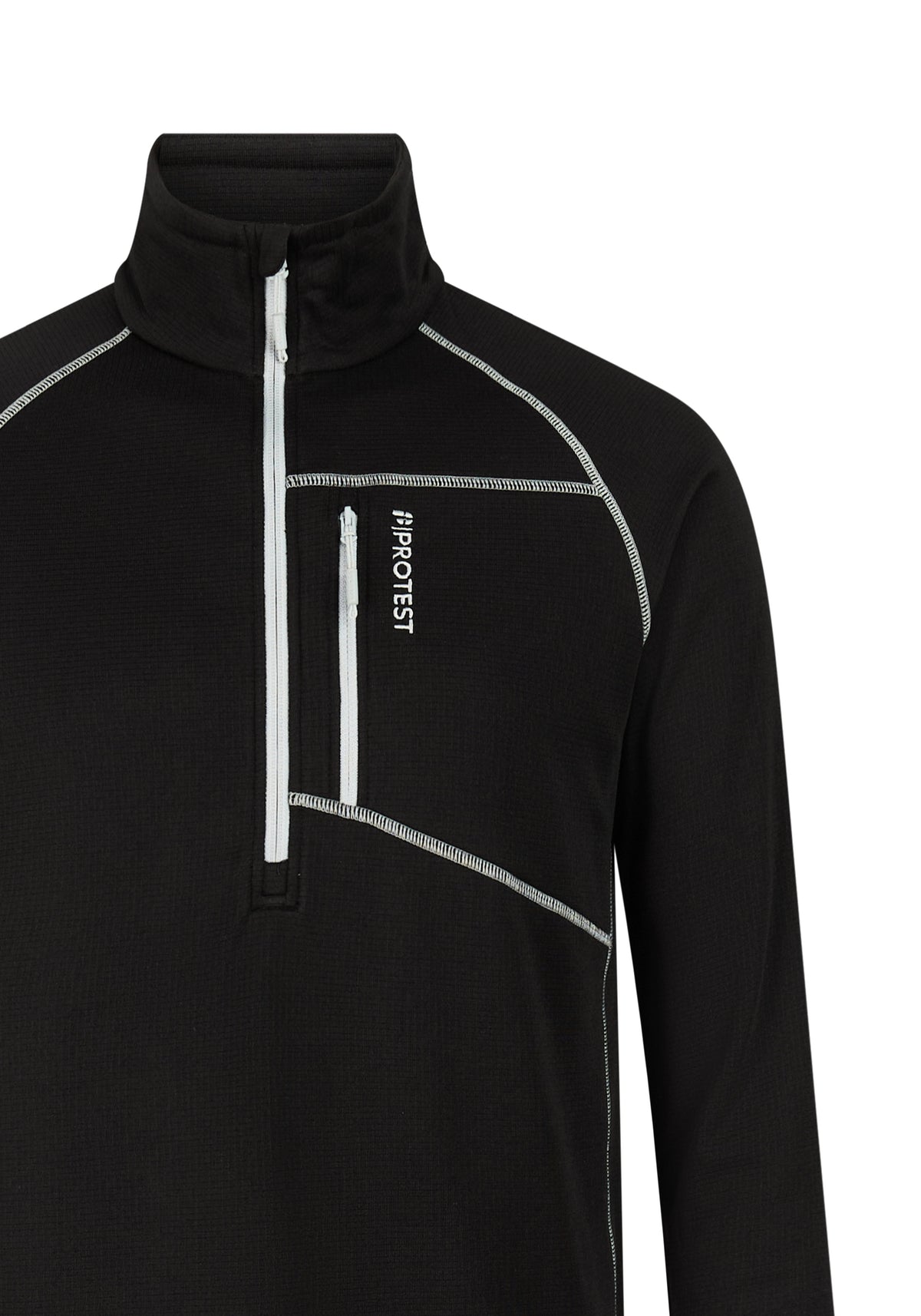 PROTEST PRTRekody Midlayers 1/4 Zip | True Black