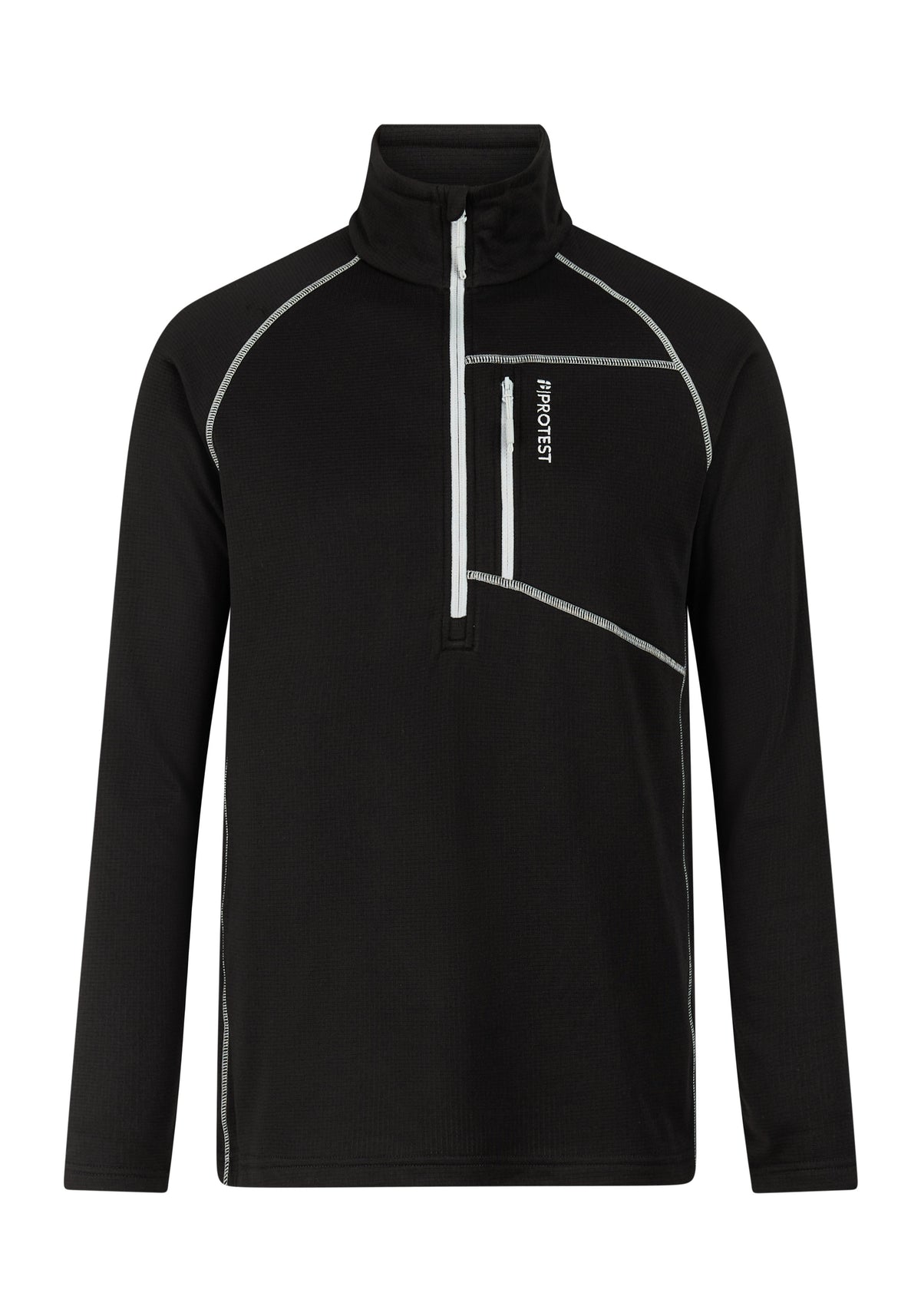 PROTEST PRTRekody Midlayers 1/4 Zip | True Black