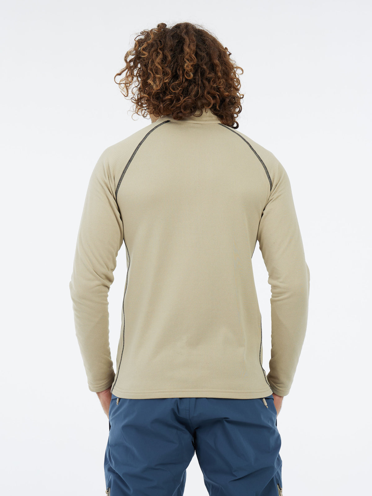 PROTEST PRTRekody 1/4 Zip Active Top | BambooBeige