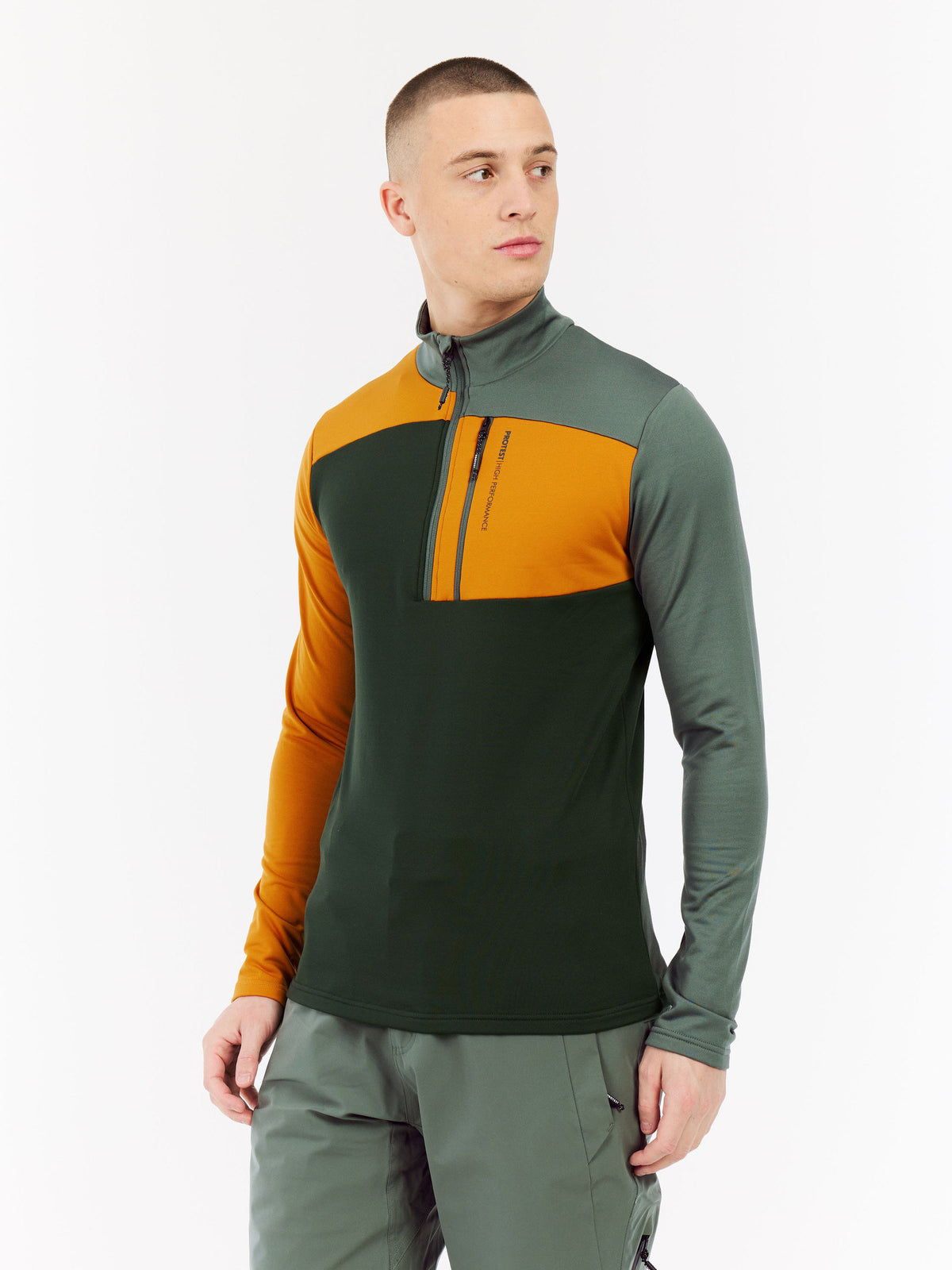 PROTEST PRTDraw Mid layers & Fleeces | Kale green