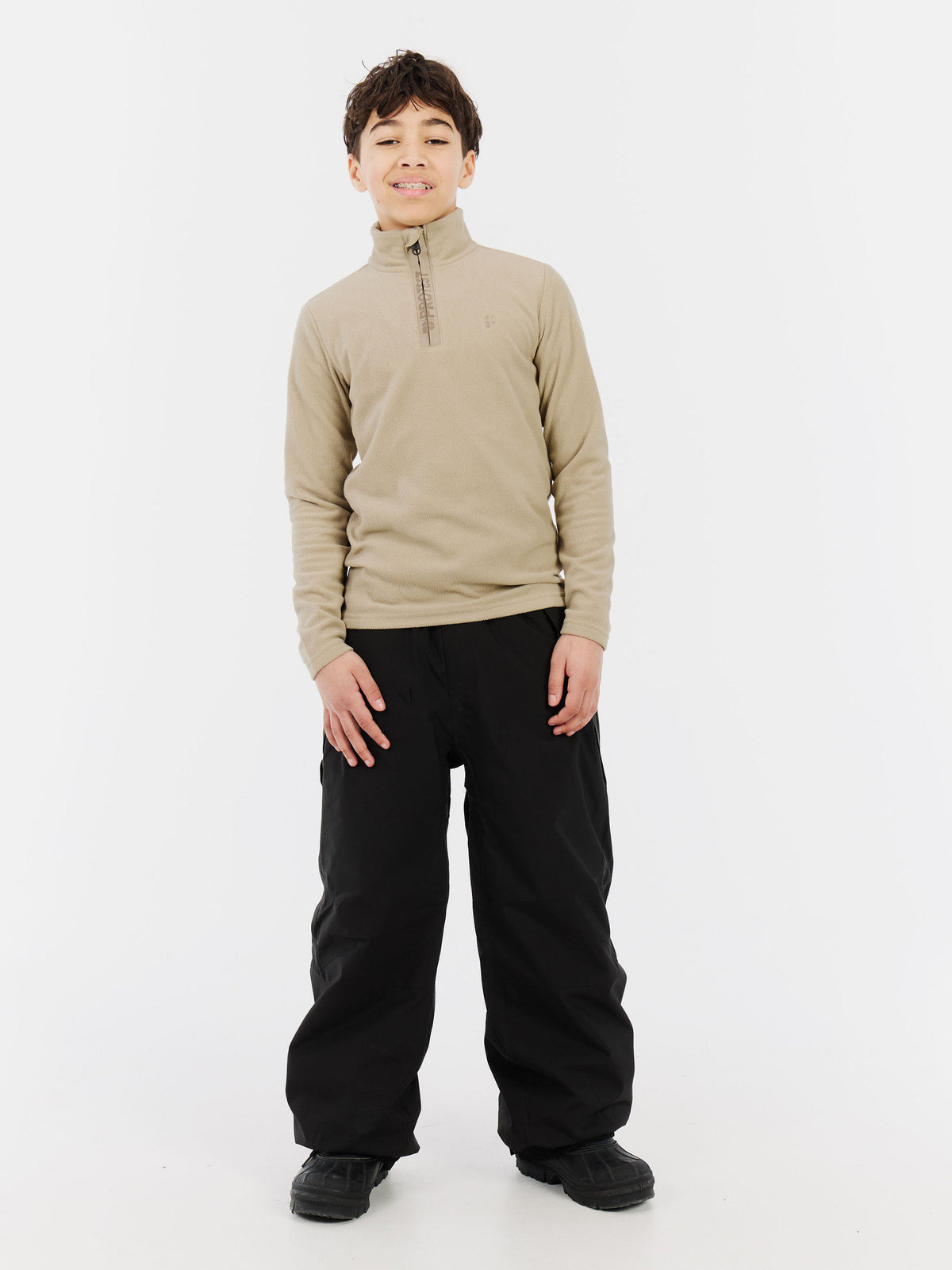PROTEST Reperfecty JR Midlayers 1/4 Zip | BambooBeige