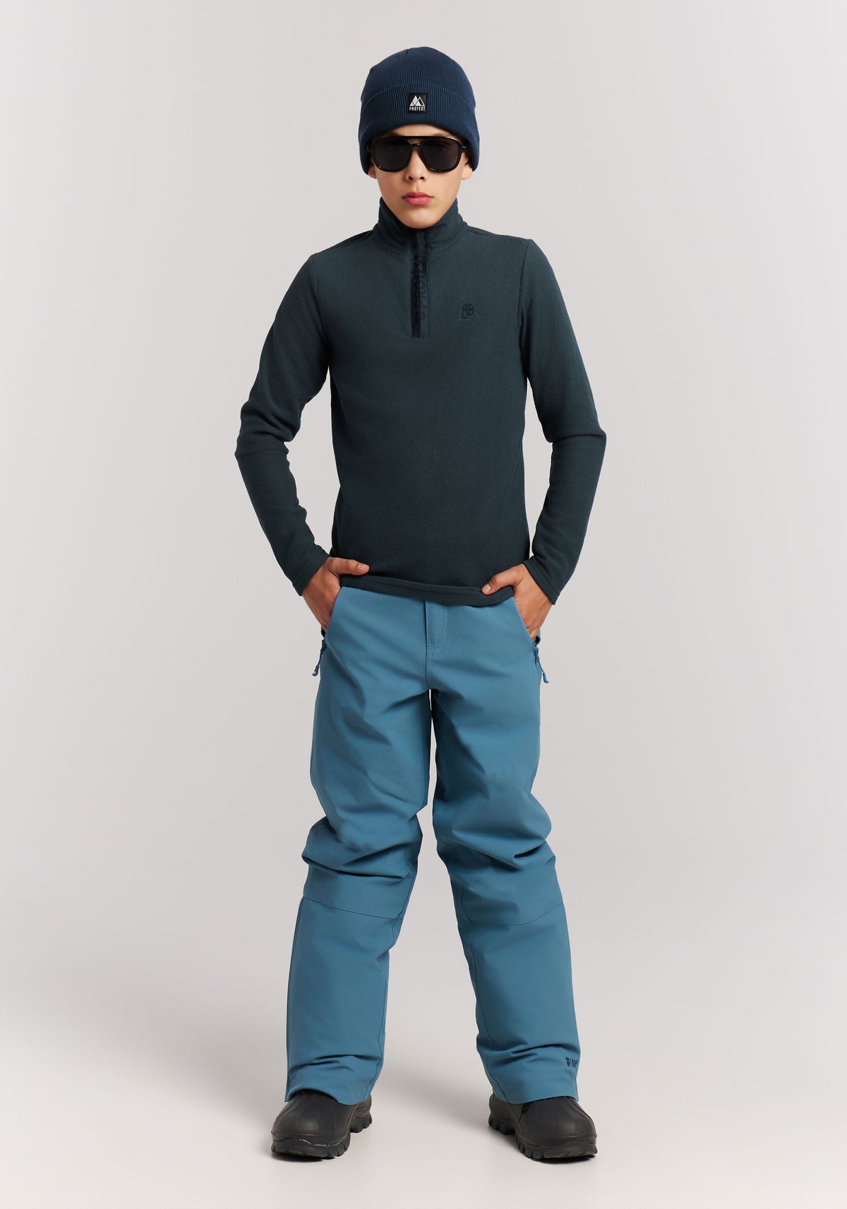 PROTEST Reperfecty JR Midlayers 1/4 Zip | Twilight navy