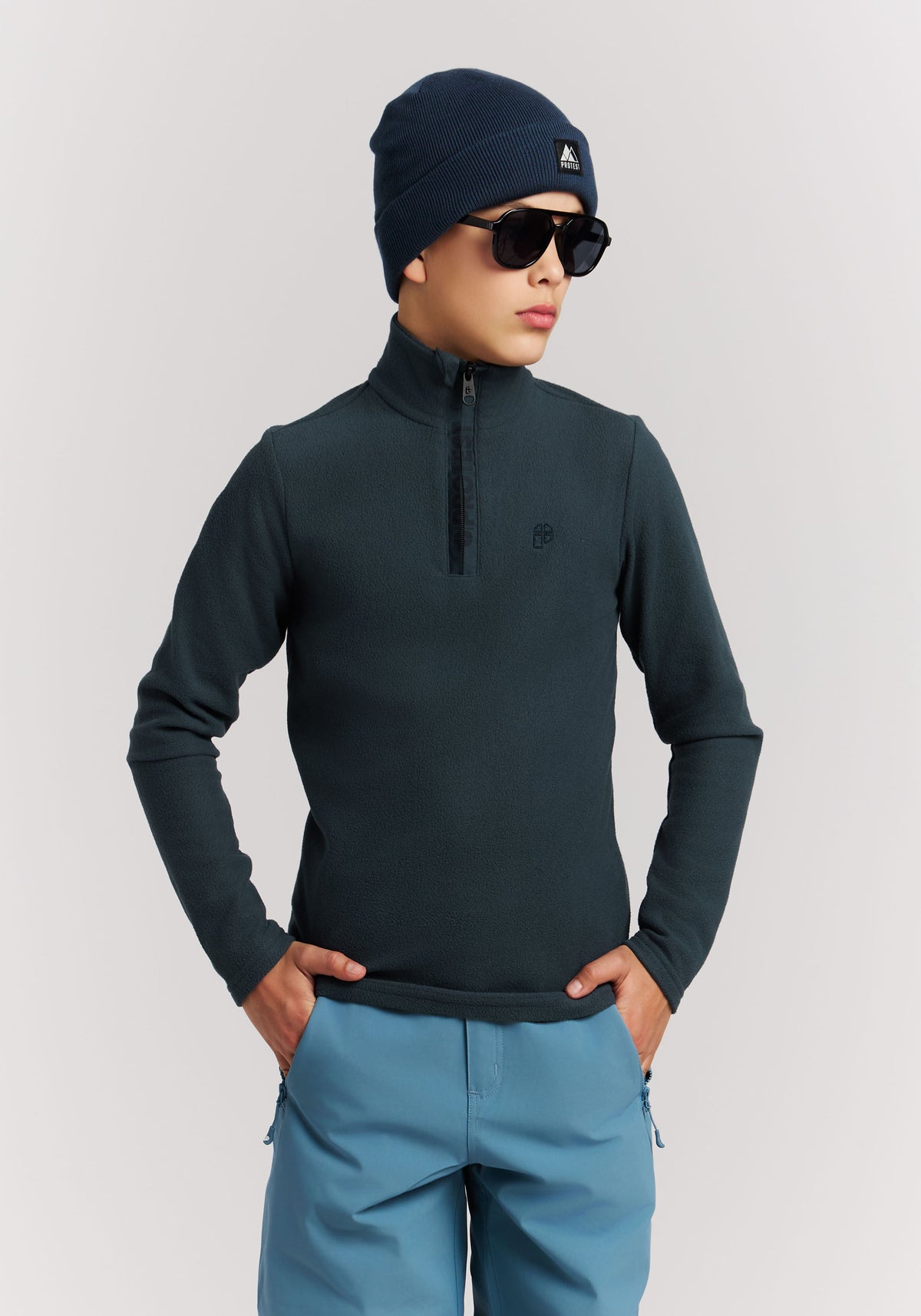 PROTEST Reperfecty JR Midlayers 1/4 Zip | Twilight navy