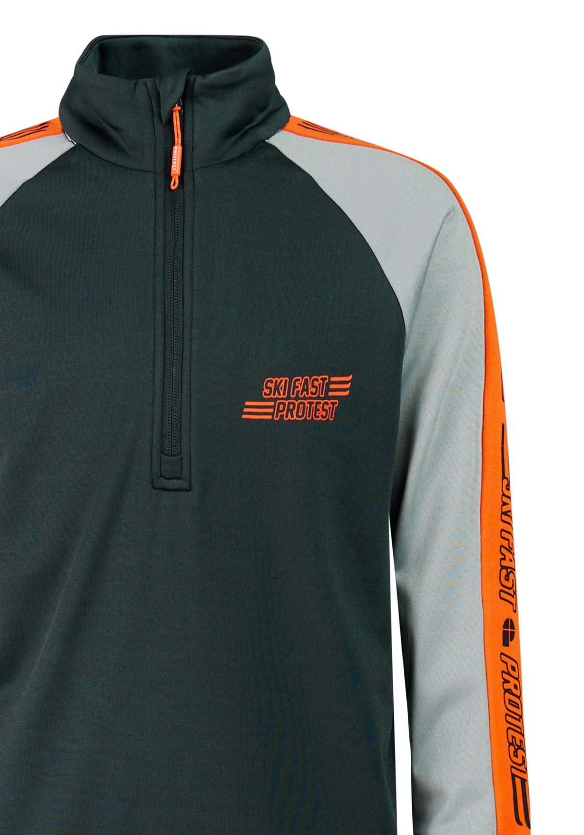 PROTEST PRTJens JR Midlayers 1/4 Zip | Kombu green