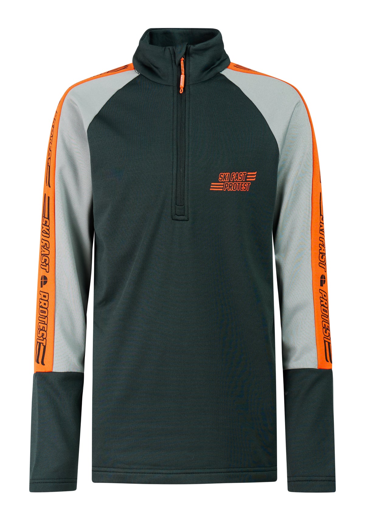 PROTEST PRTJens JR Midlayers 1/4 Zip | Kombu green
