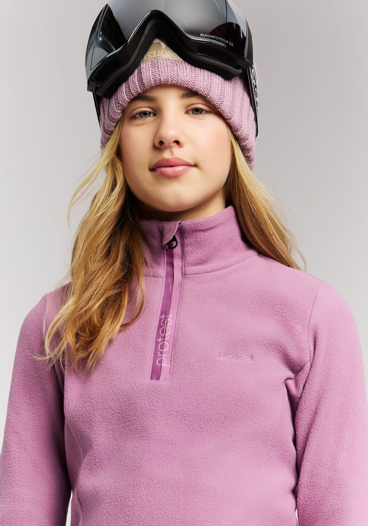 PROTEST Remutey JR Midlayers 1/4 Zip | Valerianlilac