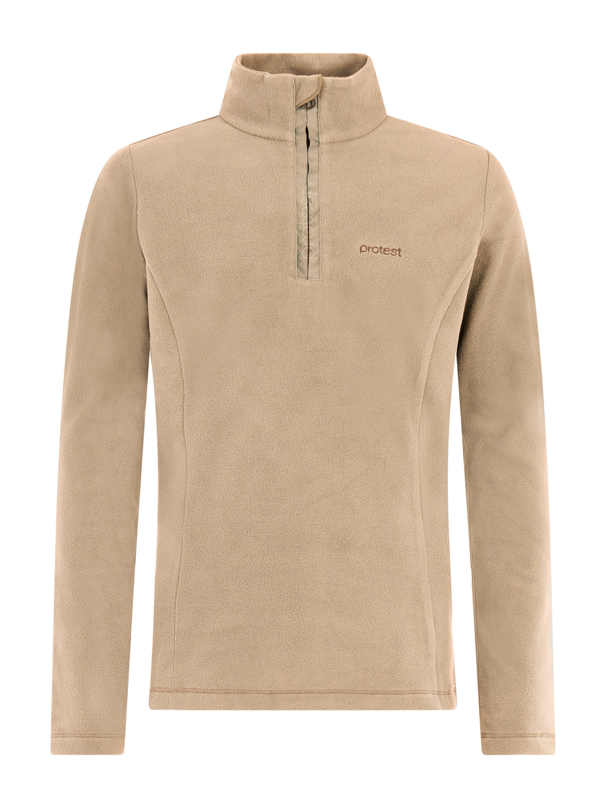 PROTEST Remutey JR Midlayers 1/4 Zip | BambooBeige