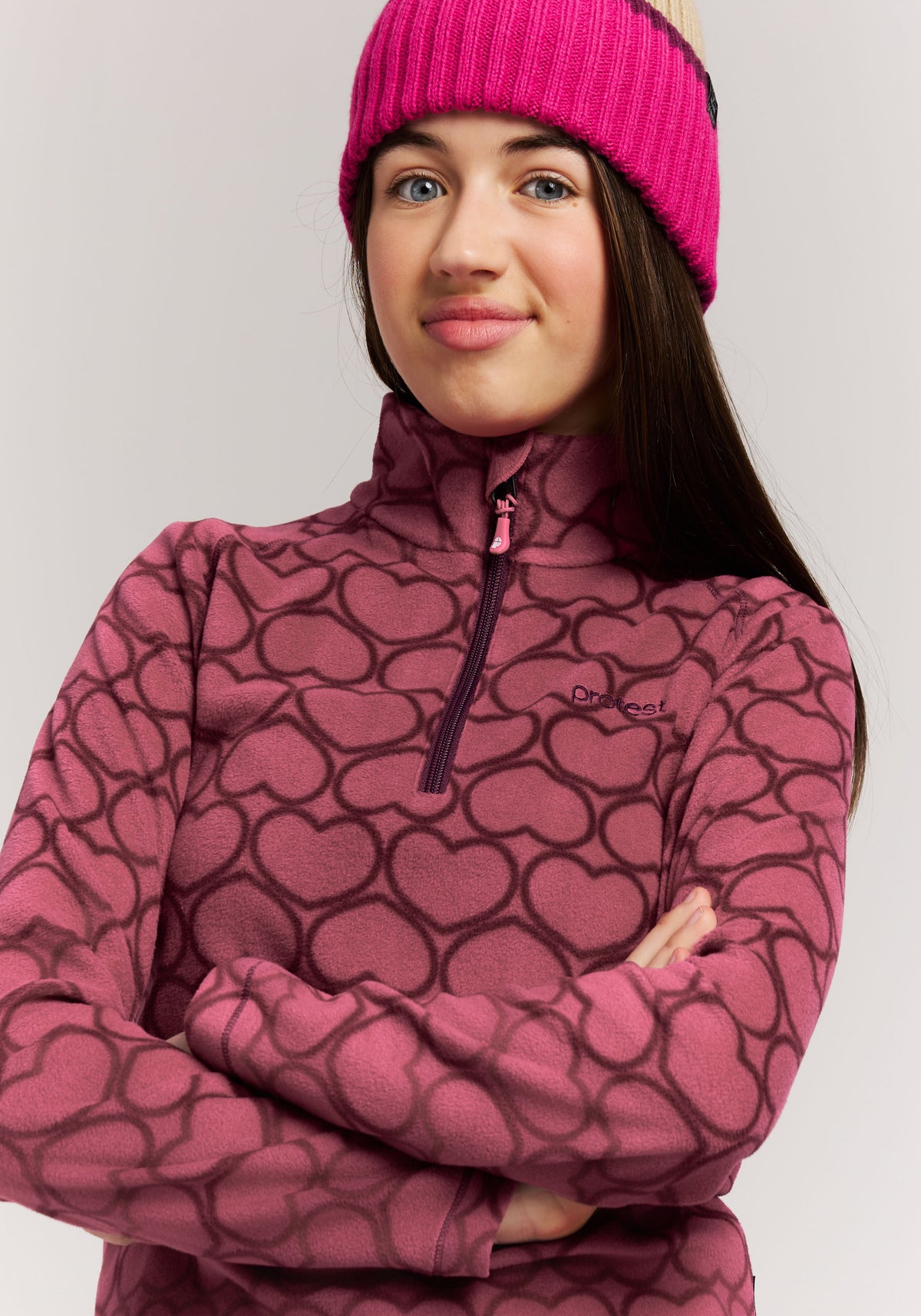 PROTEST PRTRemissy JR Midlayers 1/4 Zip | Rebelpurple
