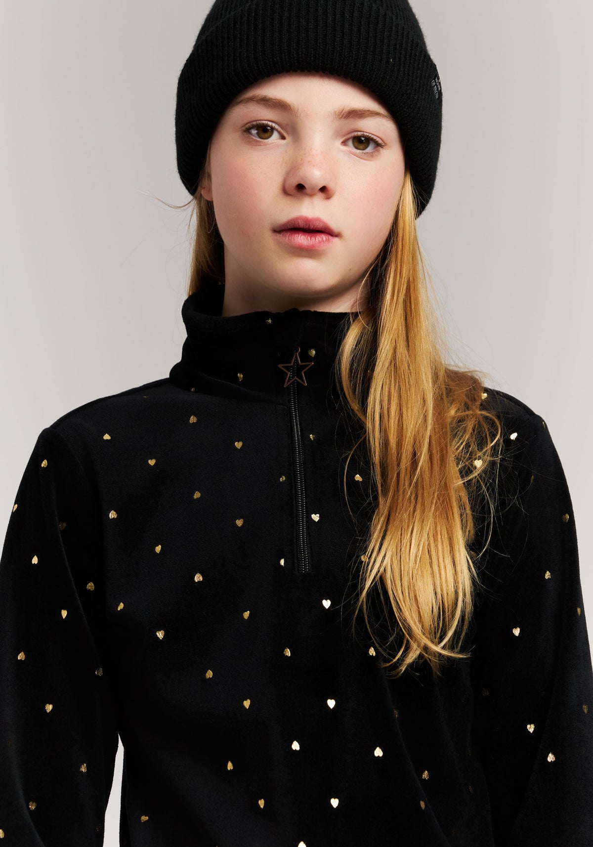 PROTEST PRTMarta JR Midlayers 1/4 Zip | True Black