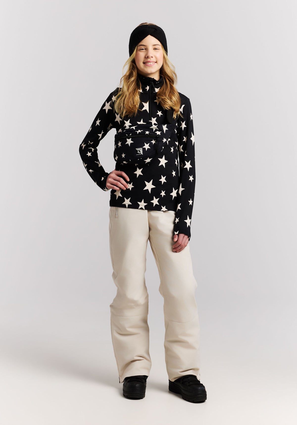 PROTEST PRTTopsy JR Midlayers 1/4 Zip | True Black