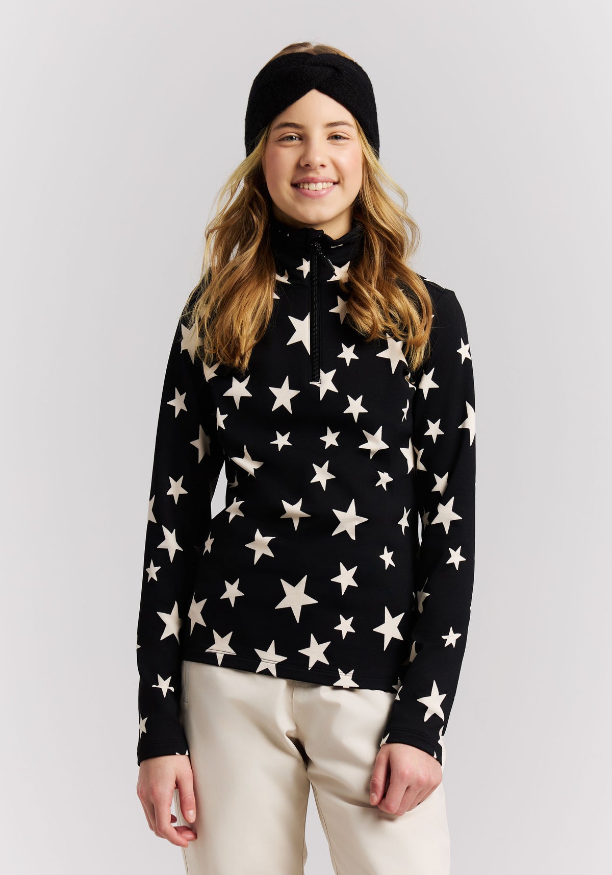 PROTEST PRTTopsy JR Midlayers 1/4 Zip | True Black