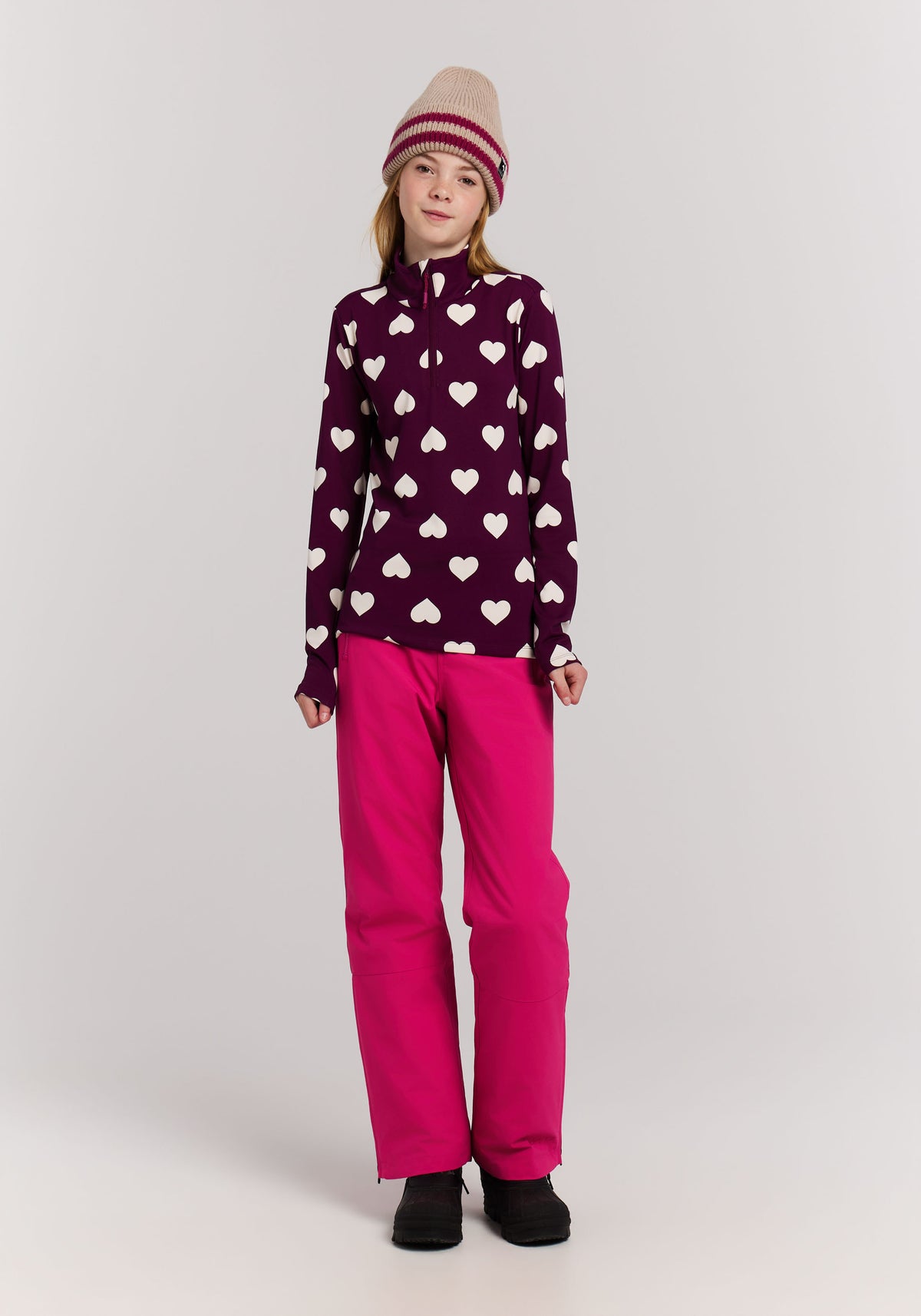 PROTEST PRTTopsy JR Midlayers 1/4 Zip | Current purple