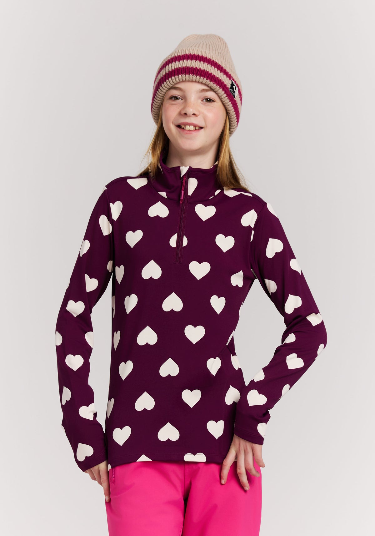 PROTEST PRTTopsy JR Midlayers 1/4 Zip | Current purple