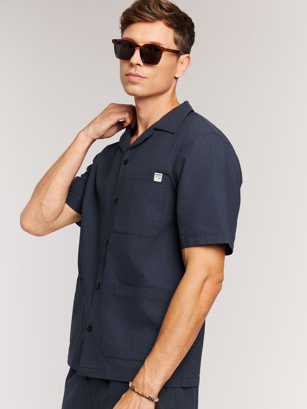 PROTEST PRTGlenn Shirts Shortsleeve | Night Skyblue