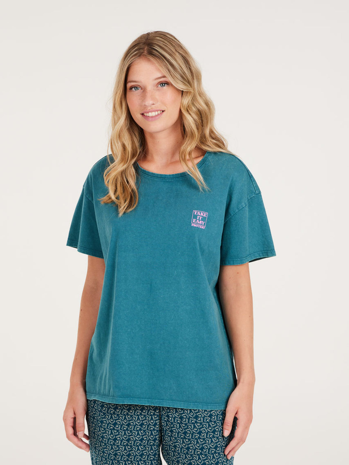 PROTEST PRTXUE T-Shirt | Raku Blue