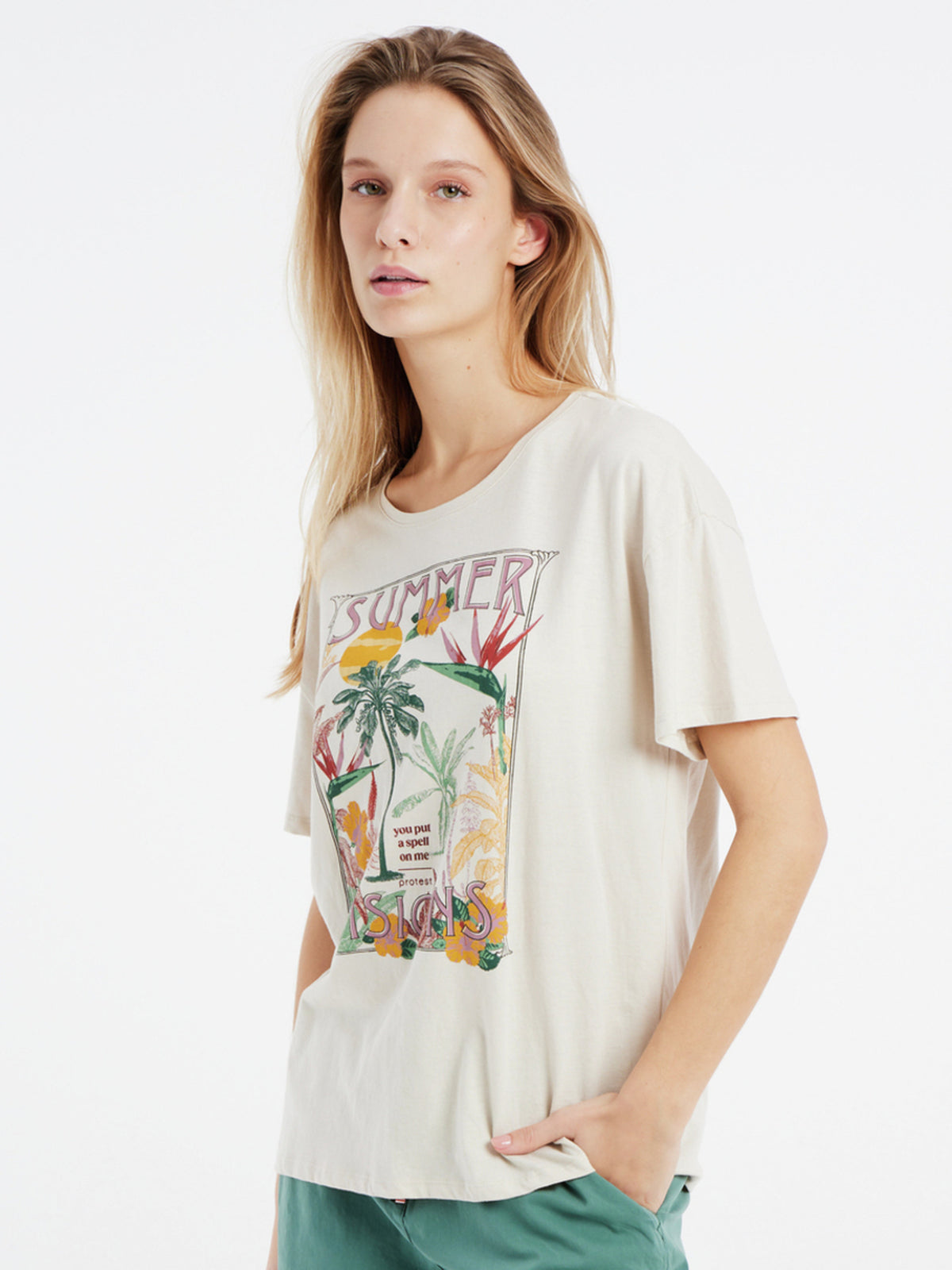 PROTEST PRTESSE t-shirt | Kitoffwhite