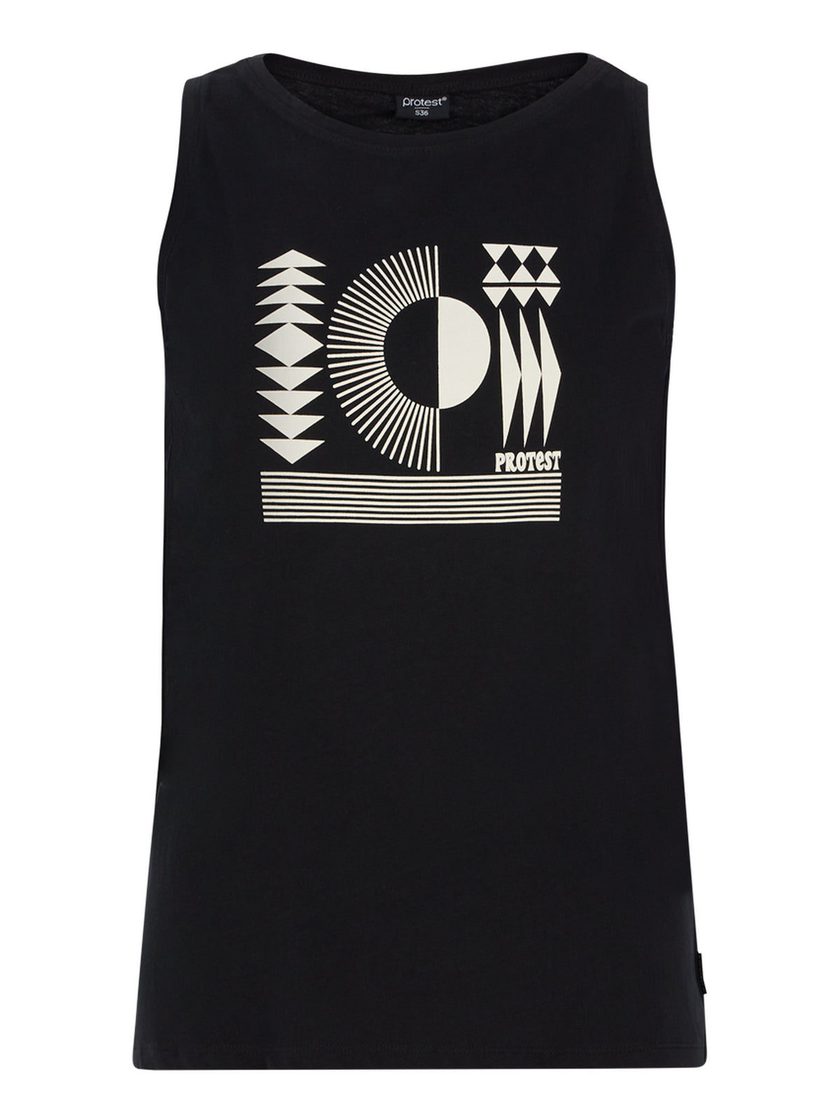 PROTEST PRTEVAN singlet | True Black