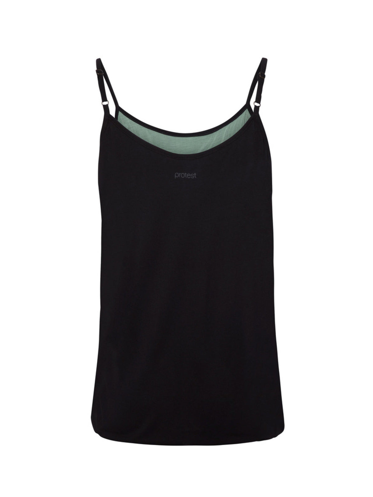 PROTEST PRTJAKARTA spaghetti top | True Black
