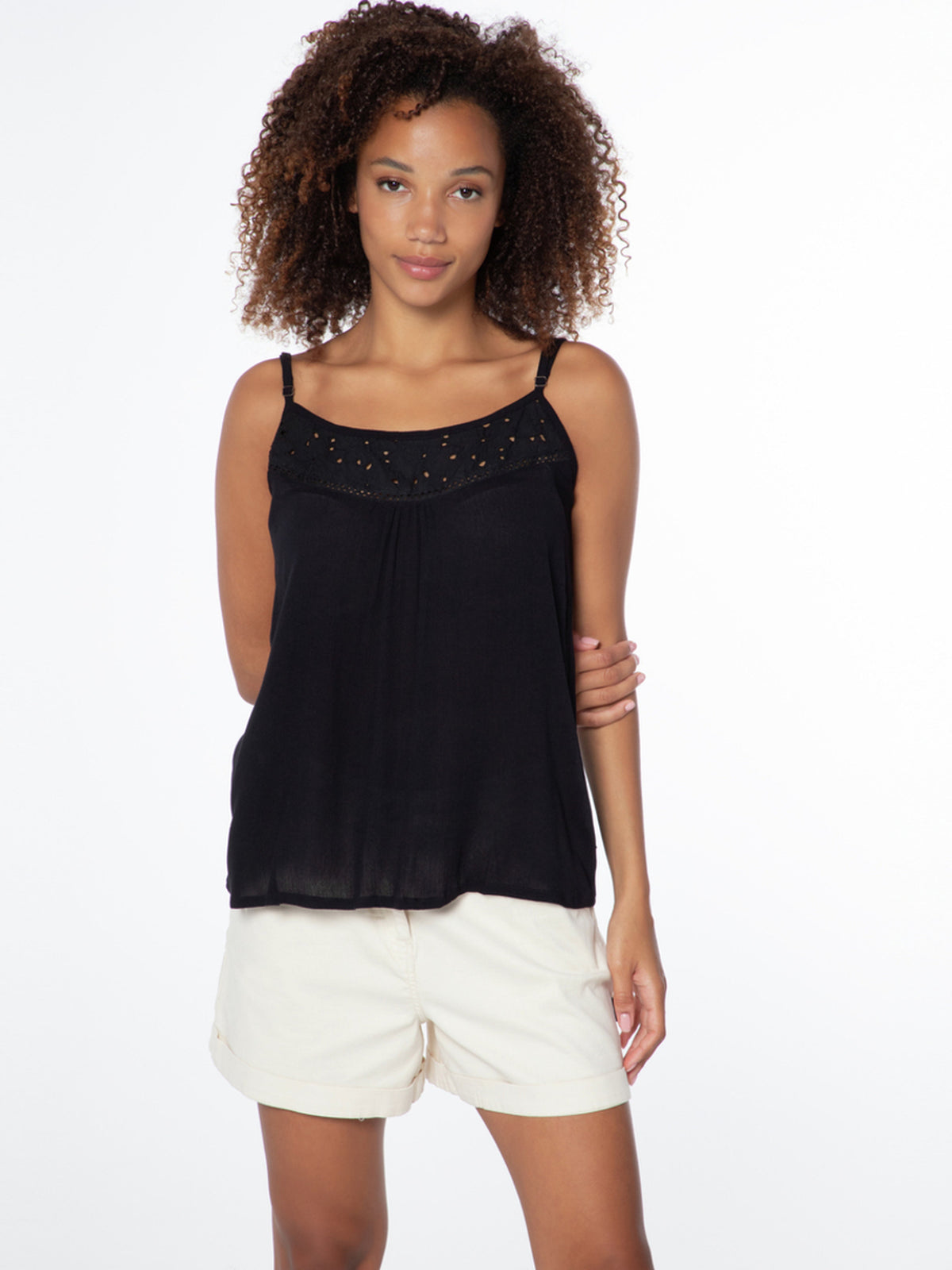 PROTEST PRTHAYLI spaghetti top | True Black