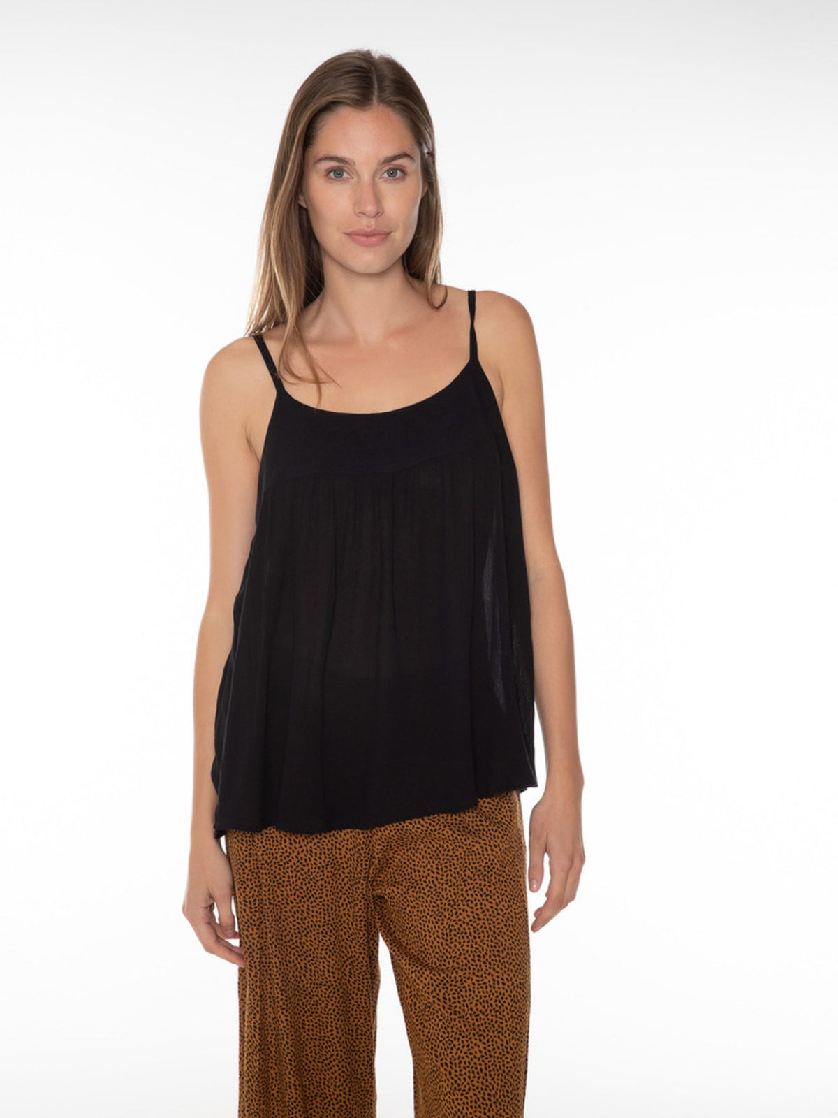 PROTEST NEW 21 spaghetti top | True Black