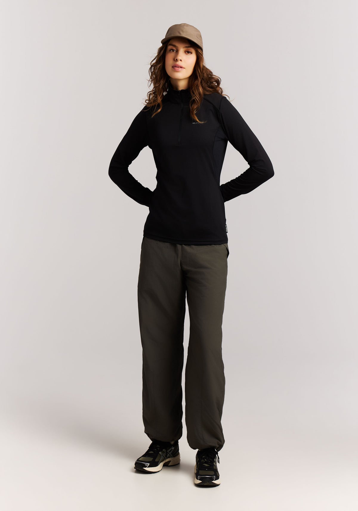 PROTEST PRTSENNA 1/4 Zip Top | True Black