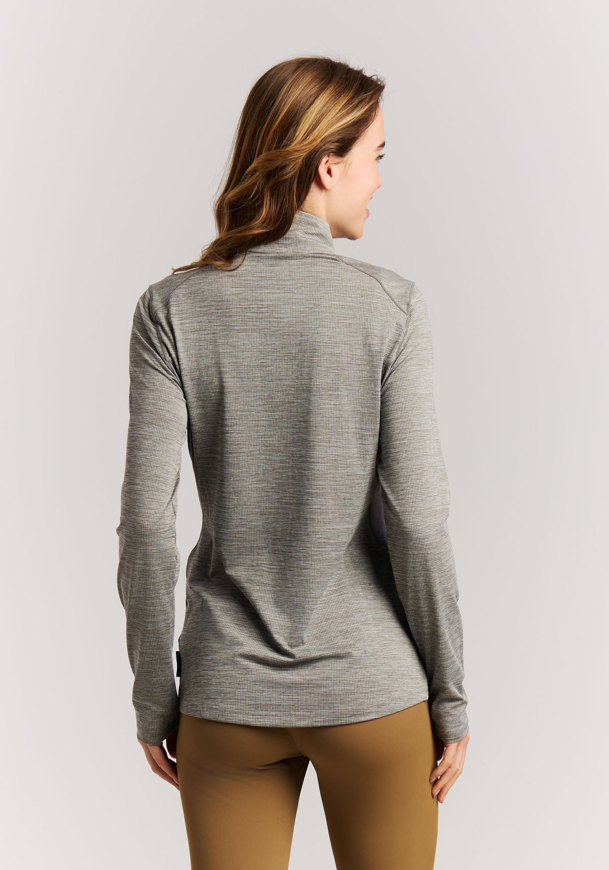PROTEST PRTSENNA 1/4 Zip Top | Dark Grey Melee
