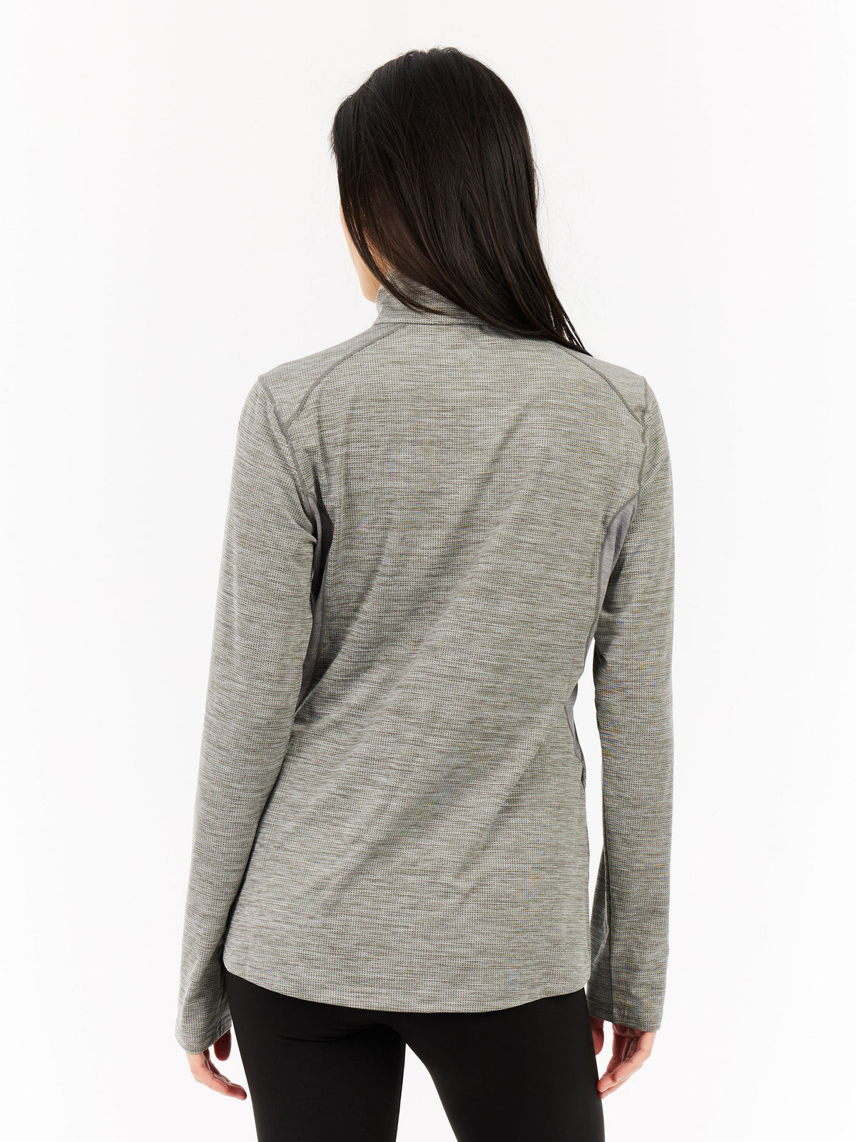 PROTEST PRTSENNA 1/4 Zip Top | Dark Grey Melee
