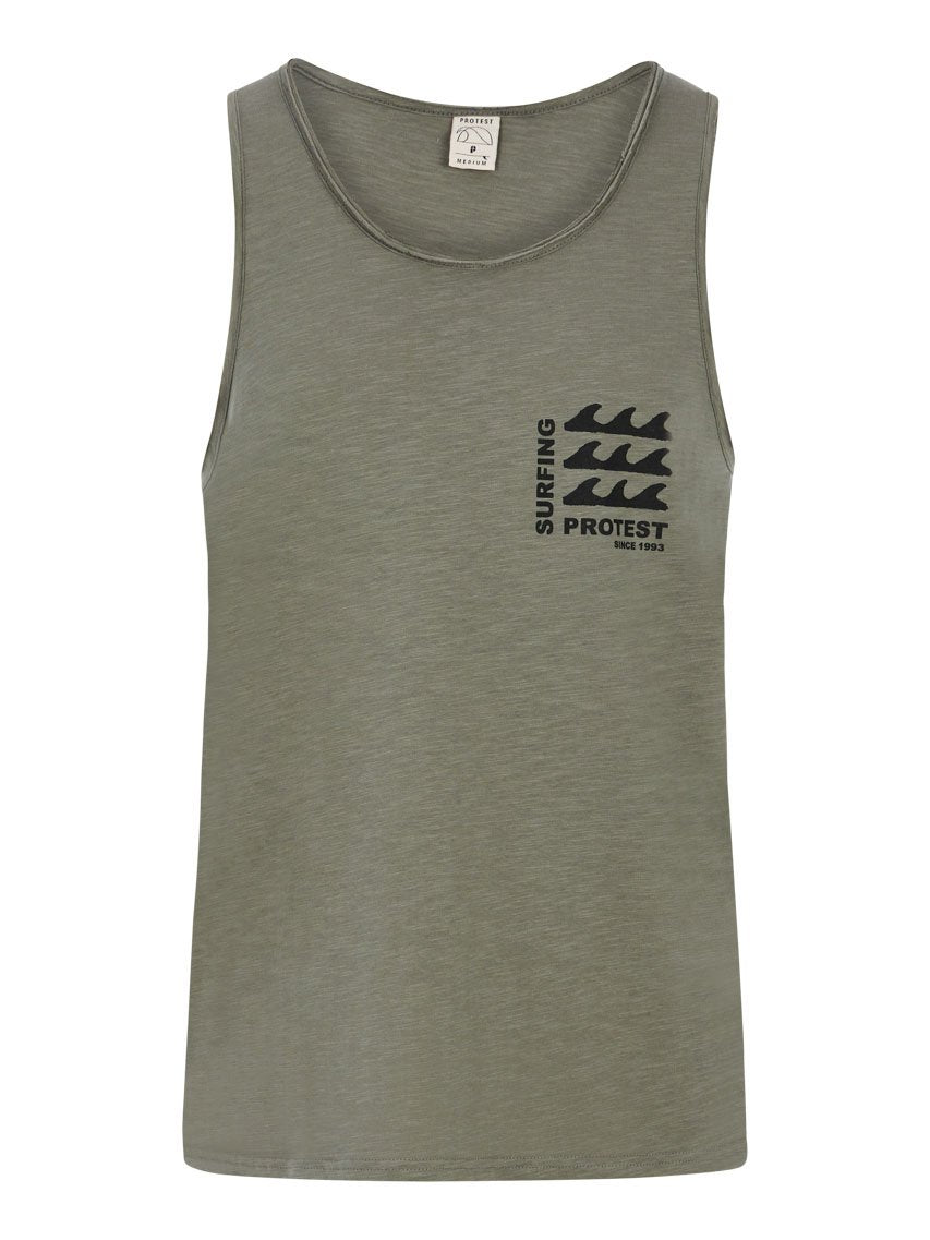 PROTEST PRTDany Singlet | Soil Grey