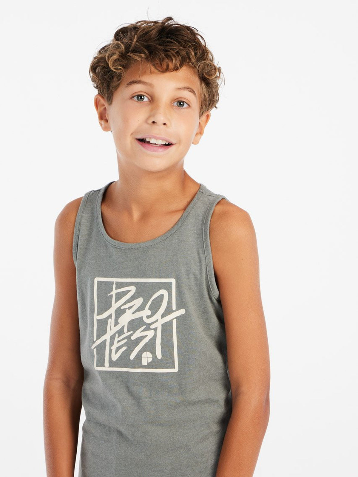 PROTEST PRTJordy JR Tank tops | Soil Grey