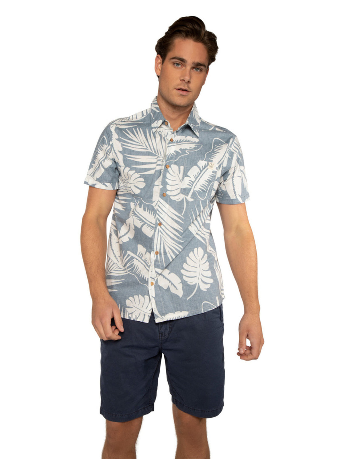 PROTEST BITTER shirt short sleeve | Empire Blue