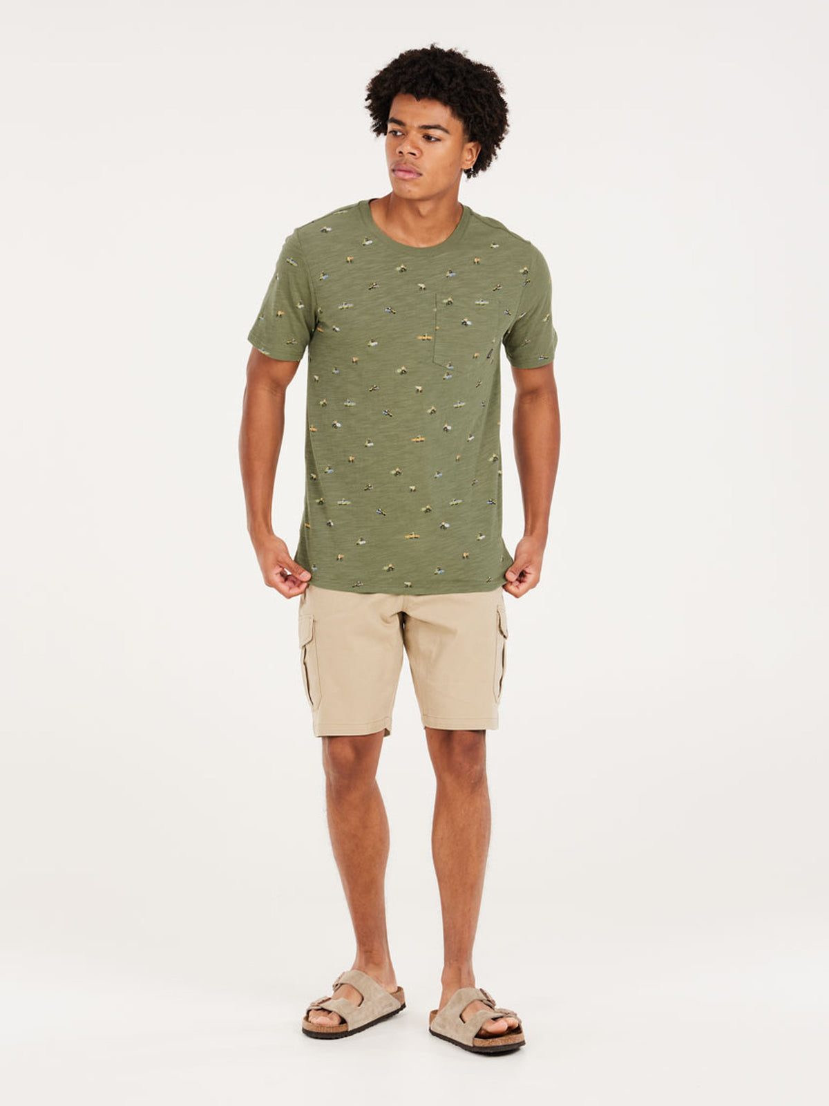 PROTEST PRTCHAREL t-shirt | Artichoke green