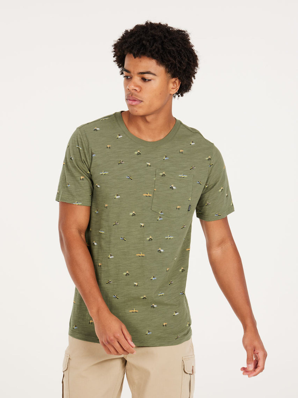 PROTEST PRTCHAREL t-shirt | Artichoke green