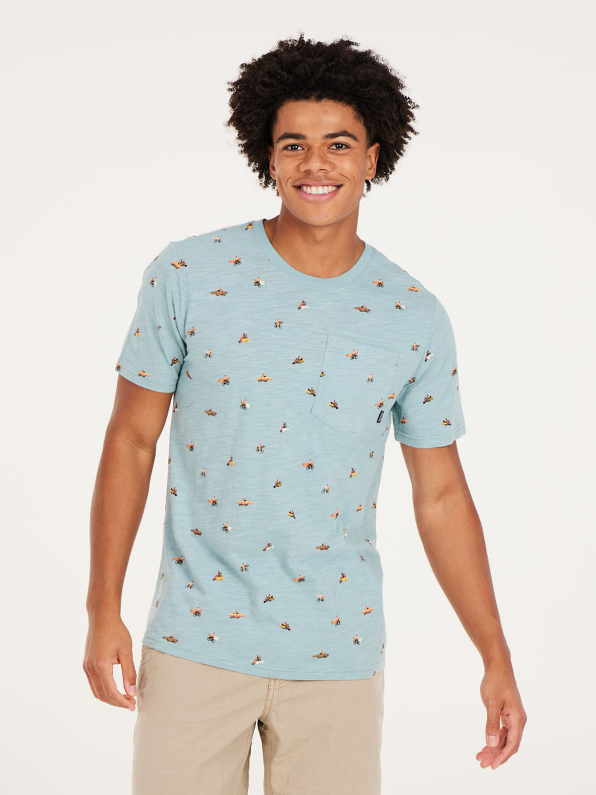 PROTEST PRTCHAREL t-shirt | Tourmaline Blue