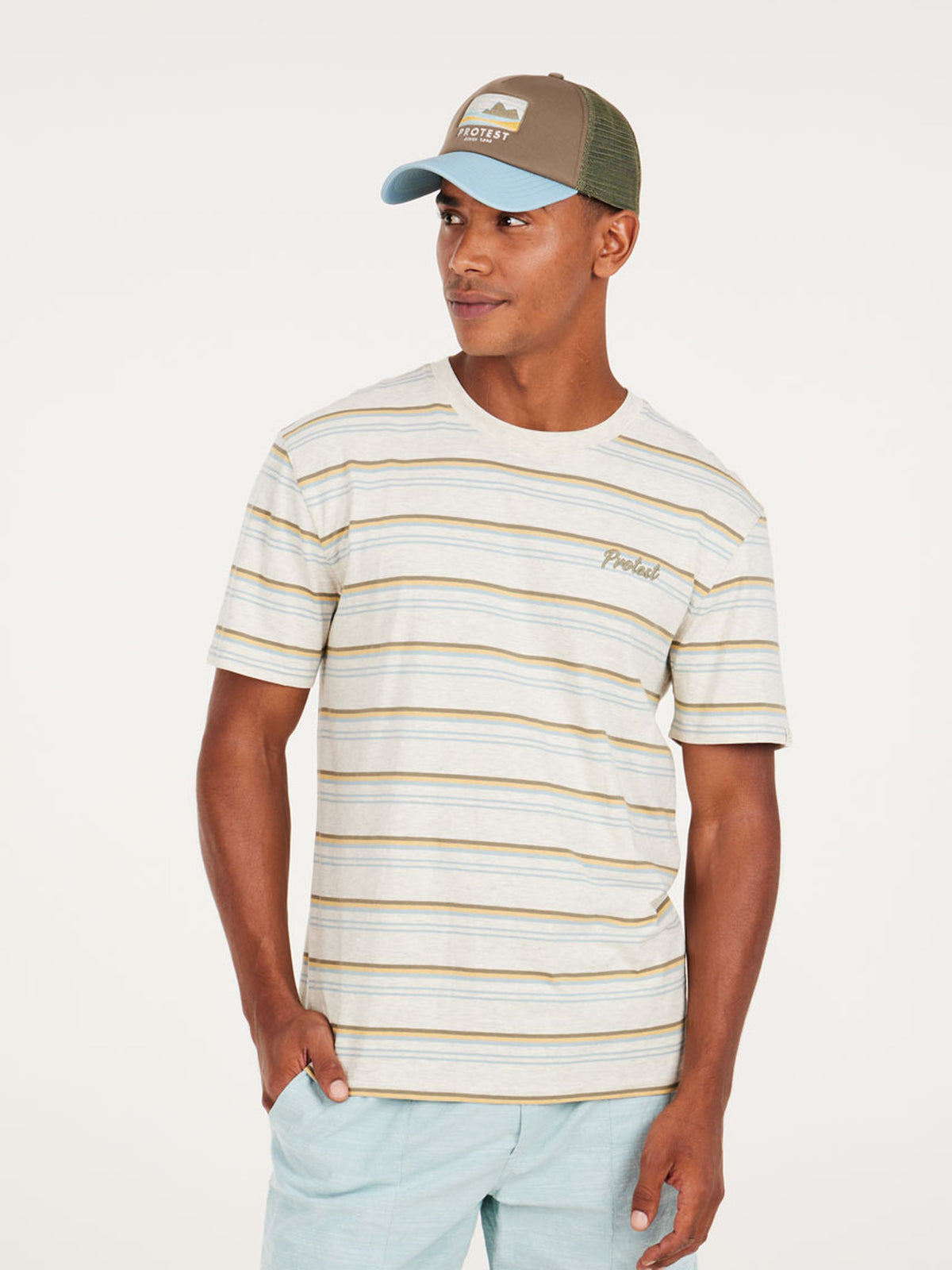 PROTEST PRTARTHUR t-shirt | Kitoffwhite