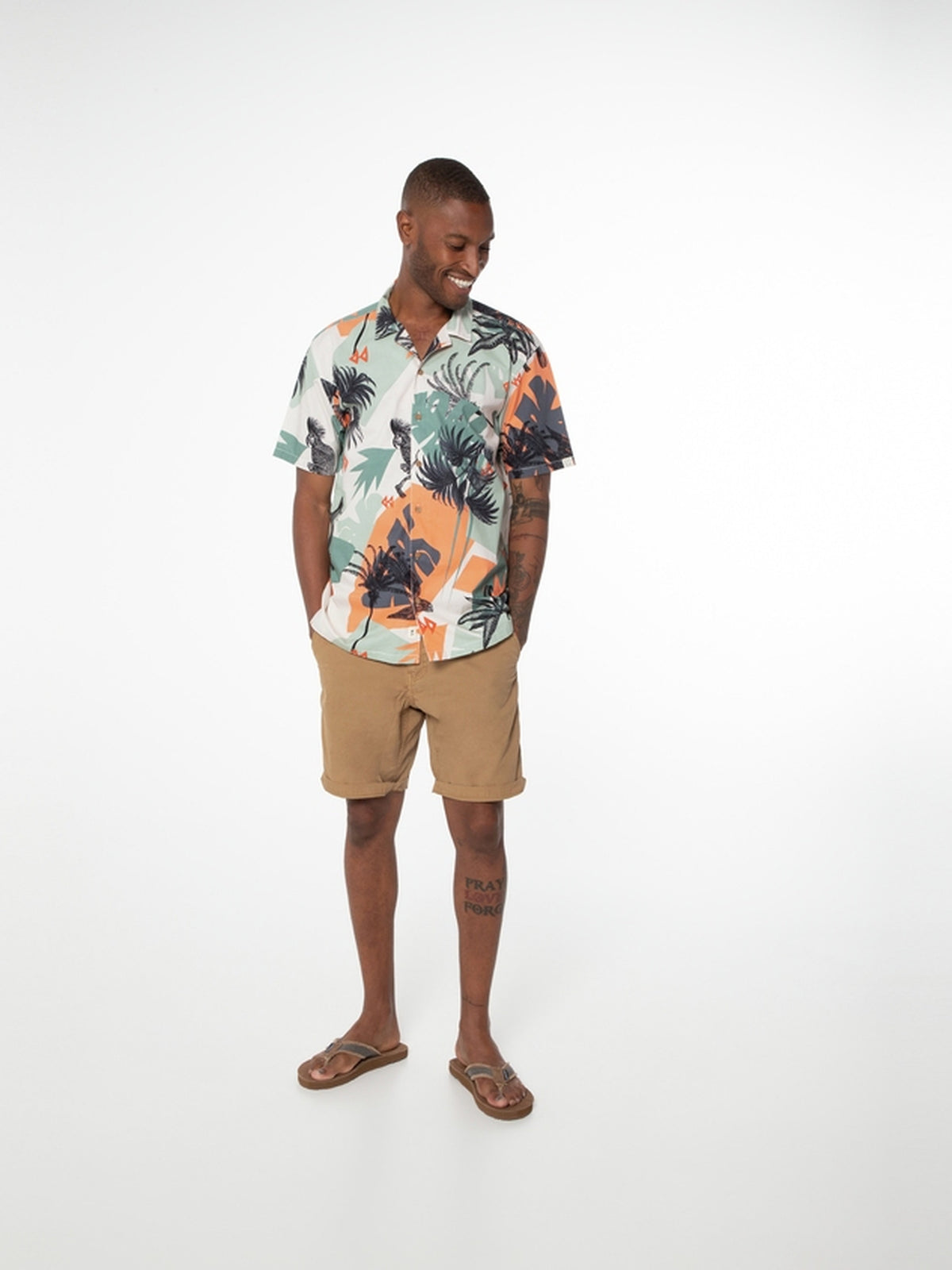 PROTEST PRTLEARIE short sleeve sh | Cadmium Orange