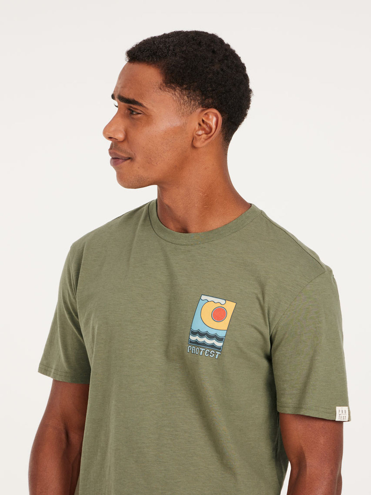PROTEST PRTRUDGE t-shirt | Artichoke green