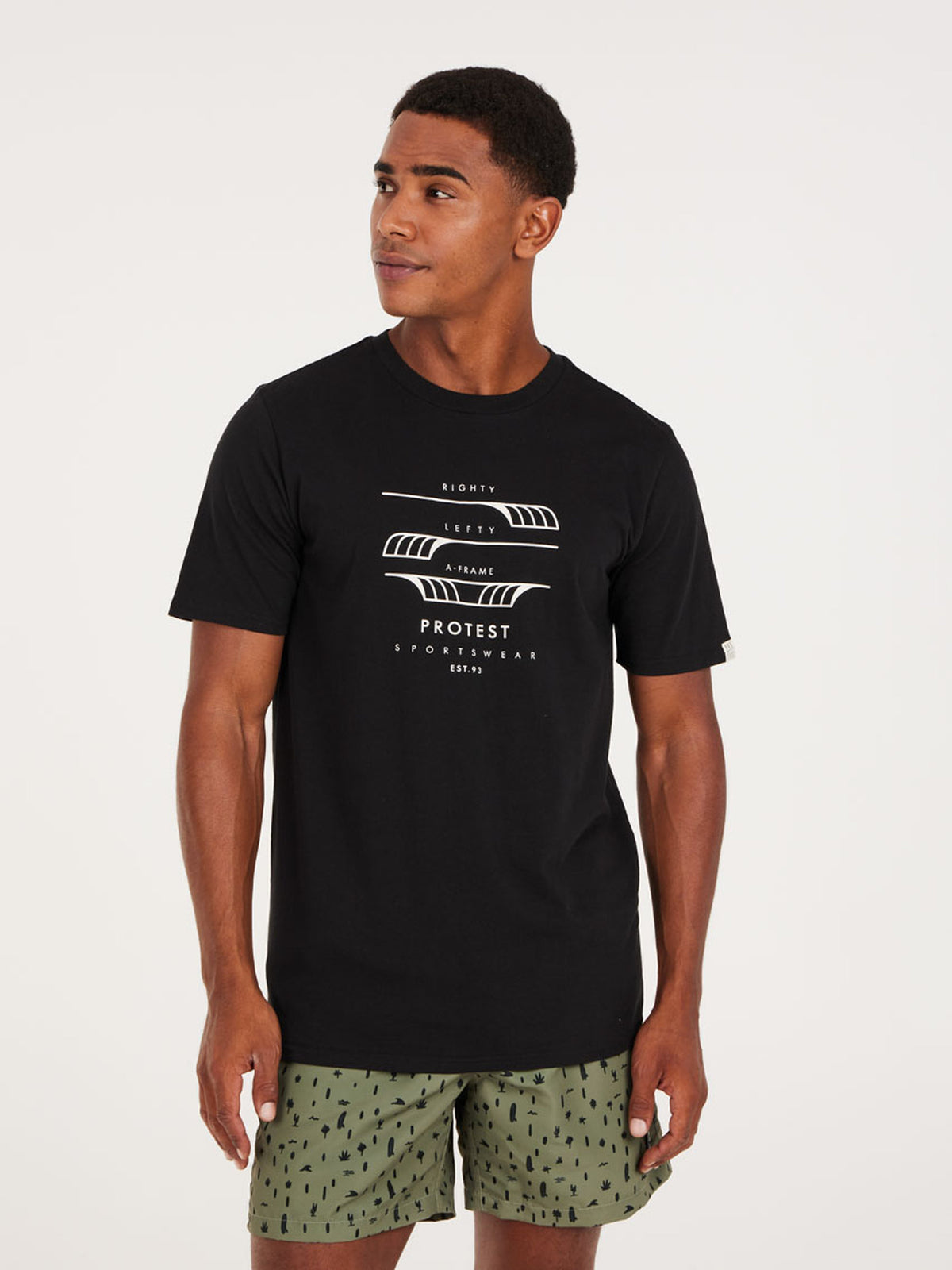 PROTEST PRTRIMBLE t-shirt | True Black