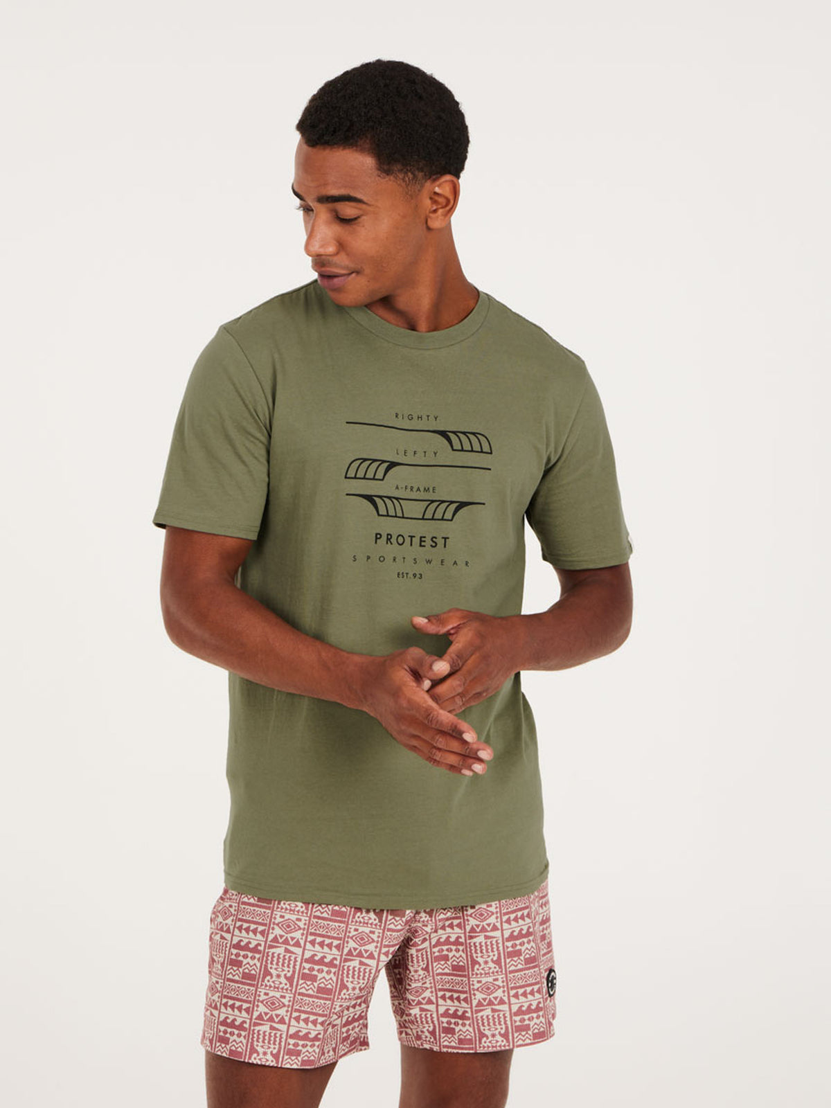 PROTEST PRTRIMBLE T-Shirt | Artichoke green