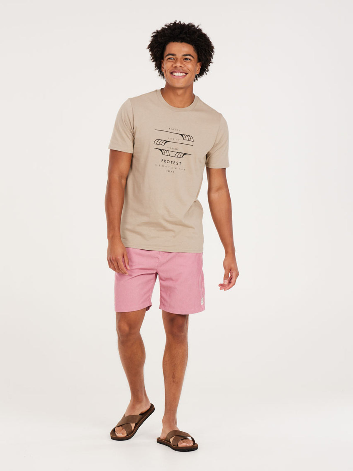 PROTEST PRTRIMBLE t-shirt | BambooBeige