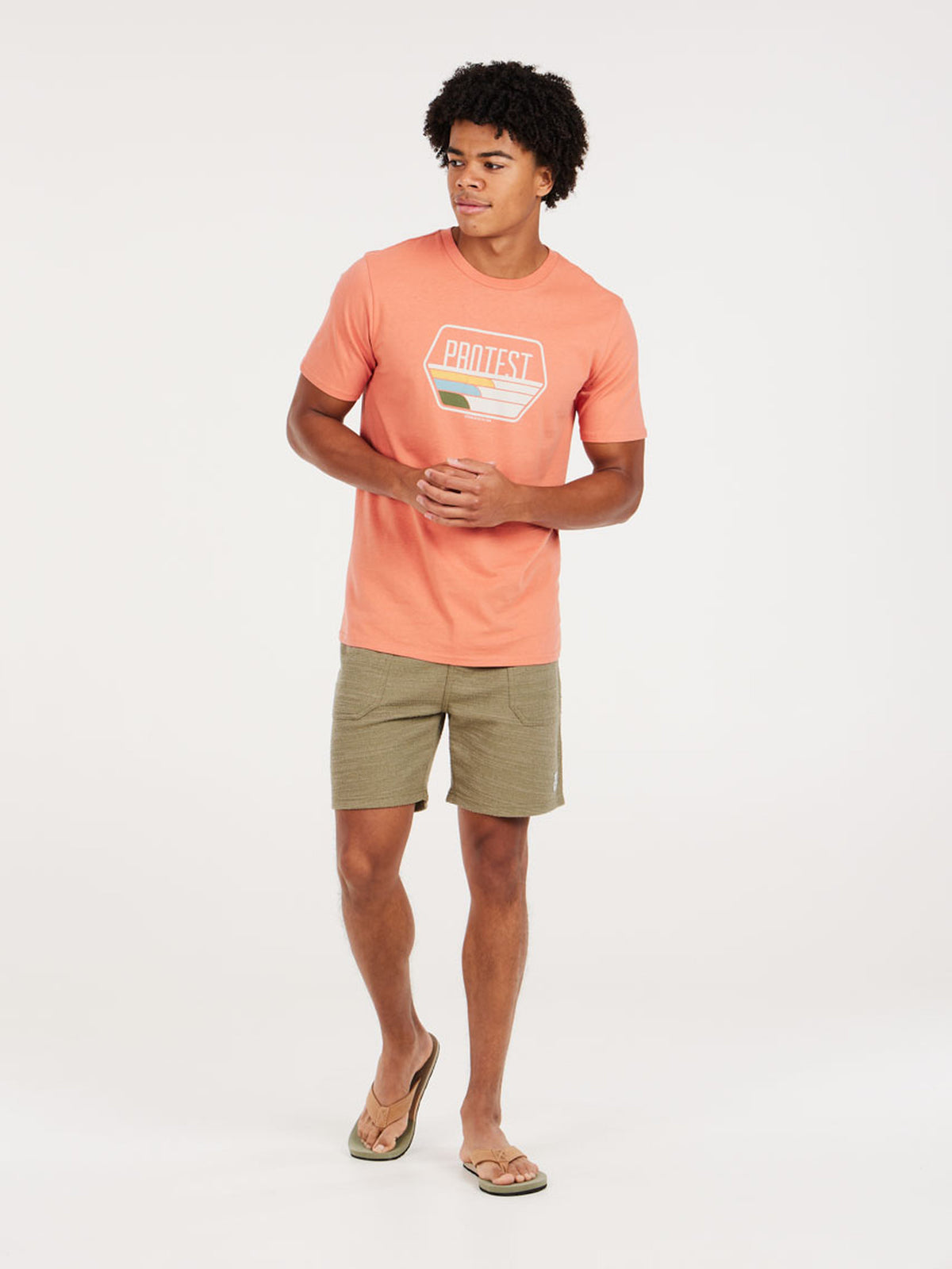 PROTEST PRTSTAN t-shirt | Blood Orange