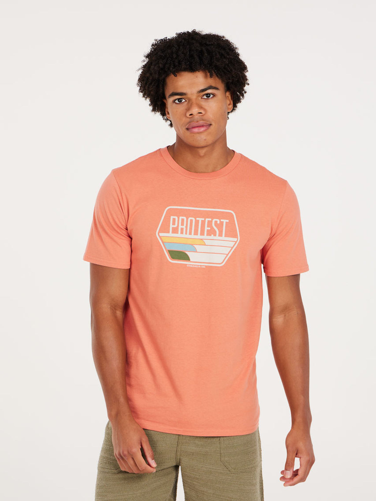PROTEST PRTSTAN t-shirt | Blood Orange